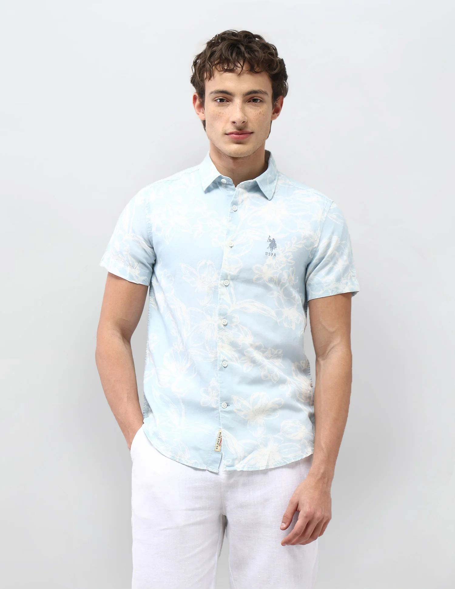 Floral Printed Regular Fit Shirt - Image 6