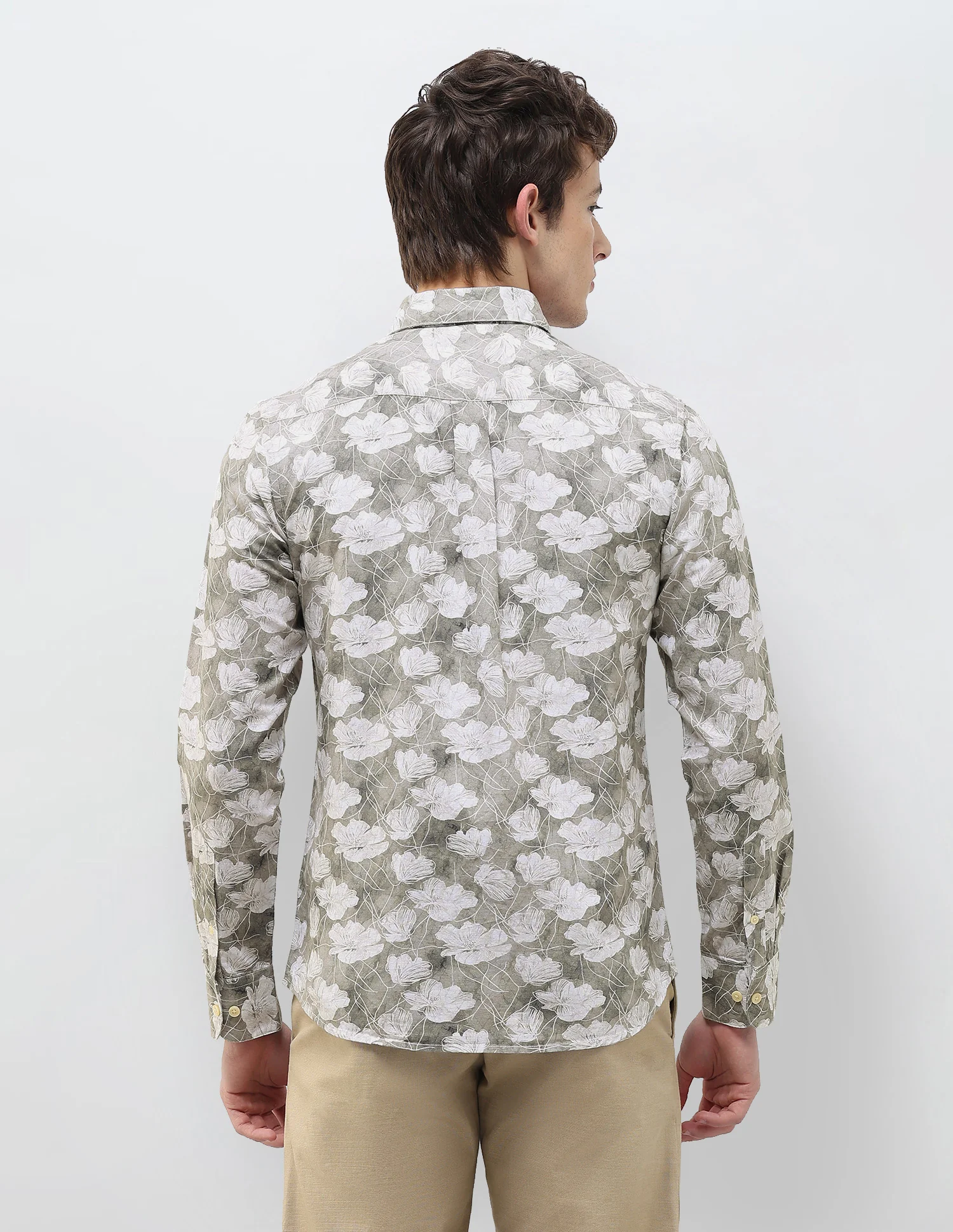 Floral Printed Regular Fit Shirt - Image 5