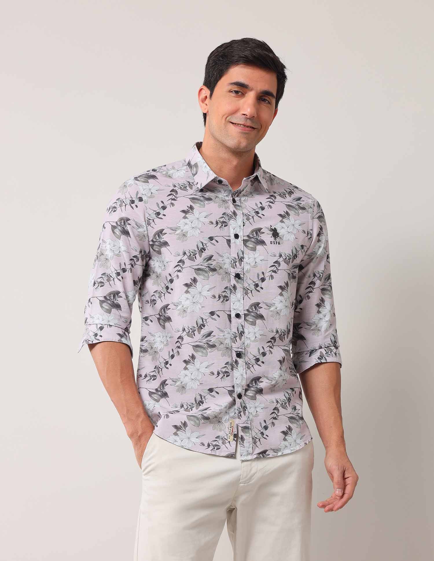 Floral Printed Regular Shirt - Image 6
