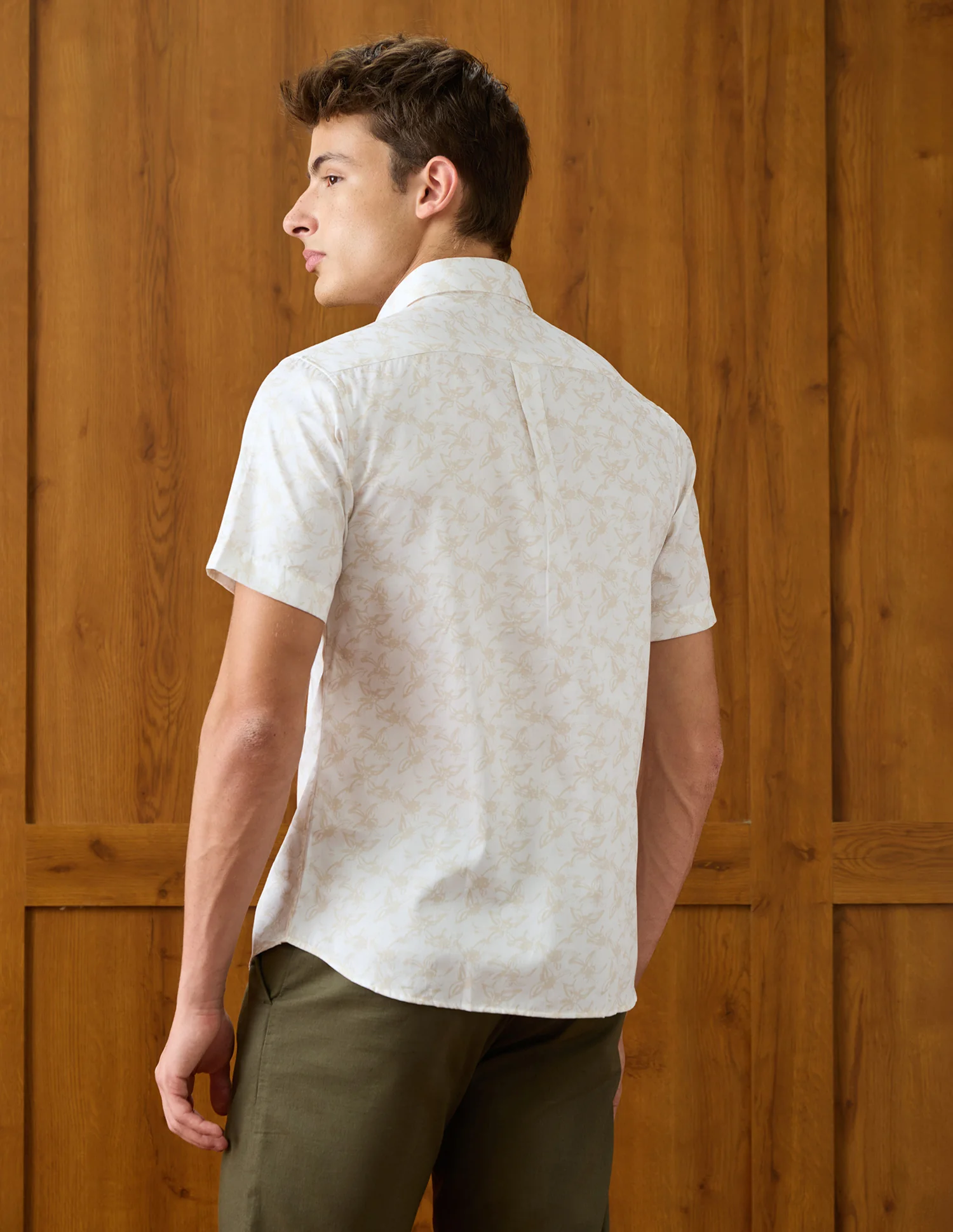 Floral Printed Satin Shirt - Image 5