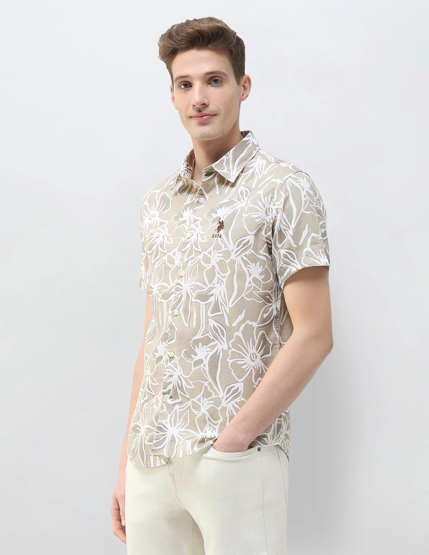 Floral Printed Summer House Shirt - Image 4
