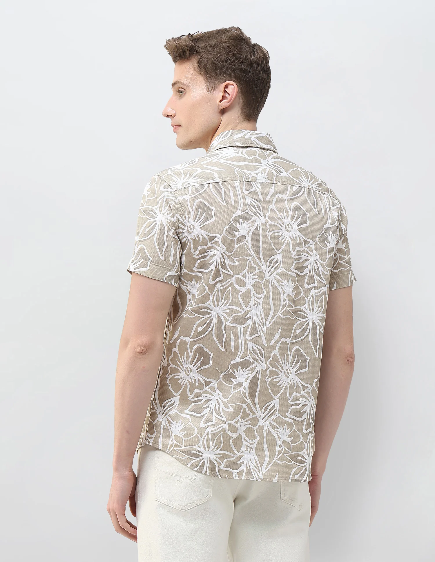 Floral Printed Summer House Shirt - Image 5