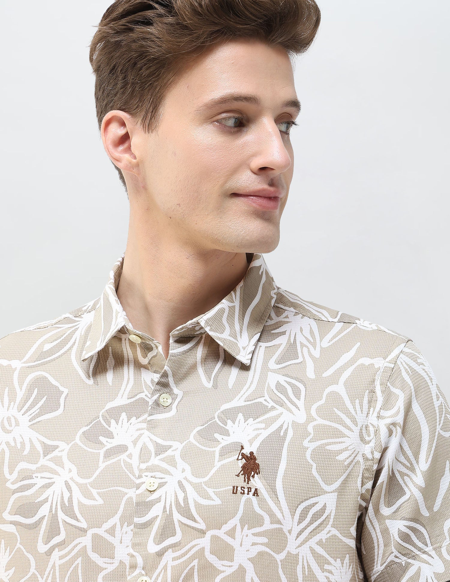 Floral Printed Summer House Shirt - Image 7