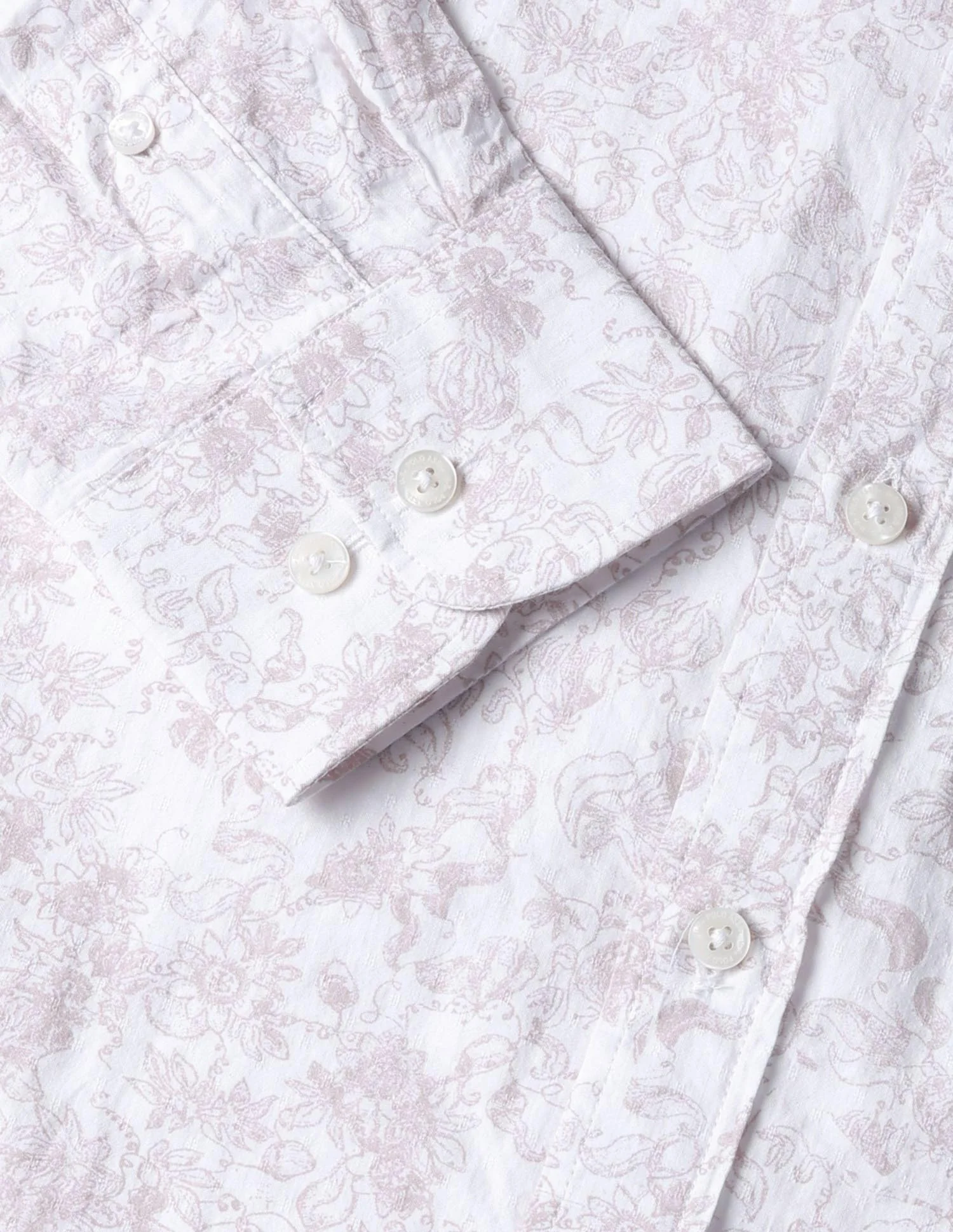 Floral Printed Tailored Fit Shirt - Image 8