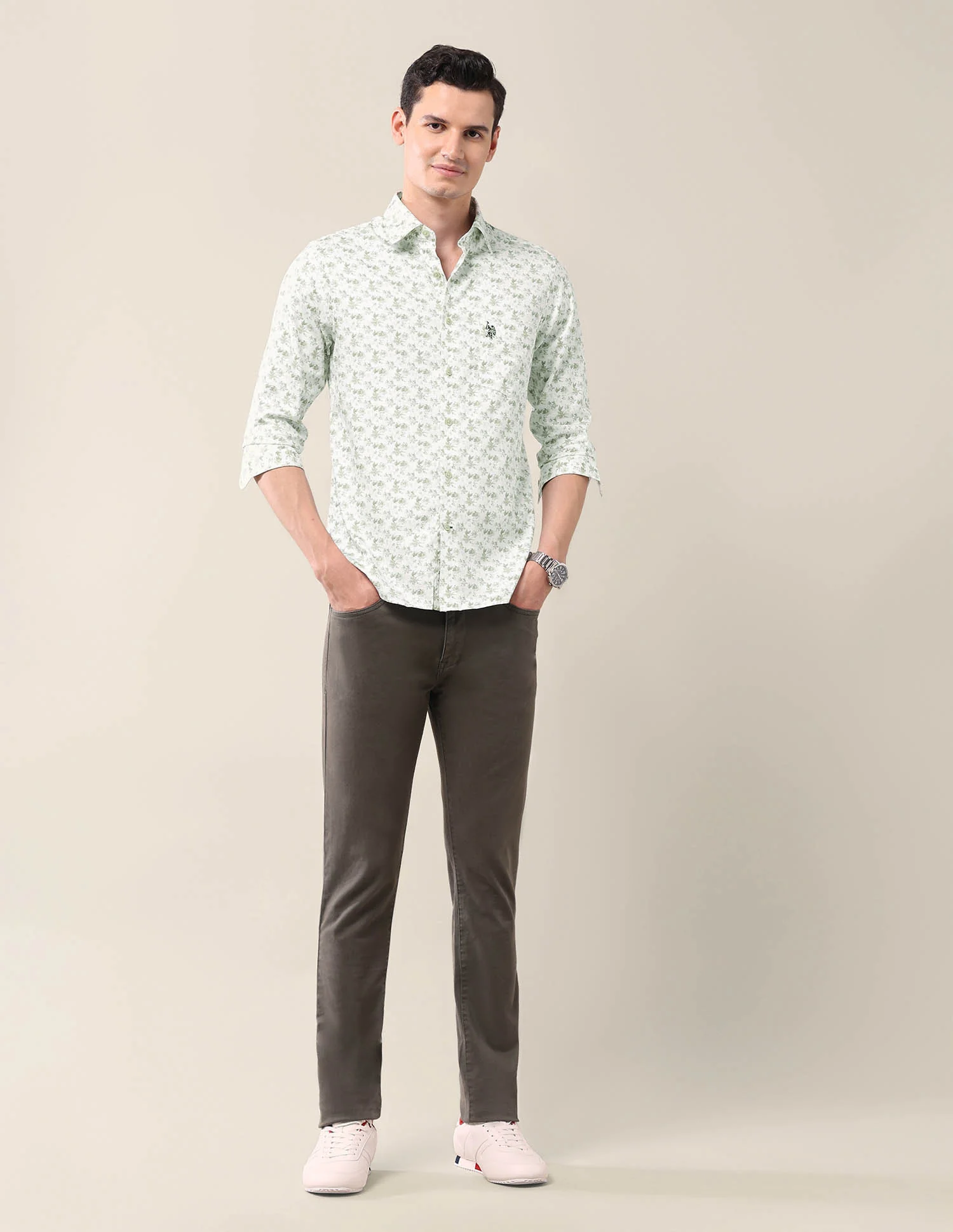 Floral Tailored Fit Shirt - Image 3