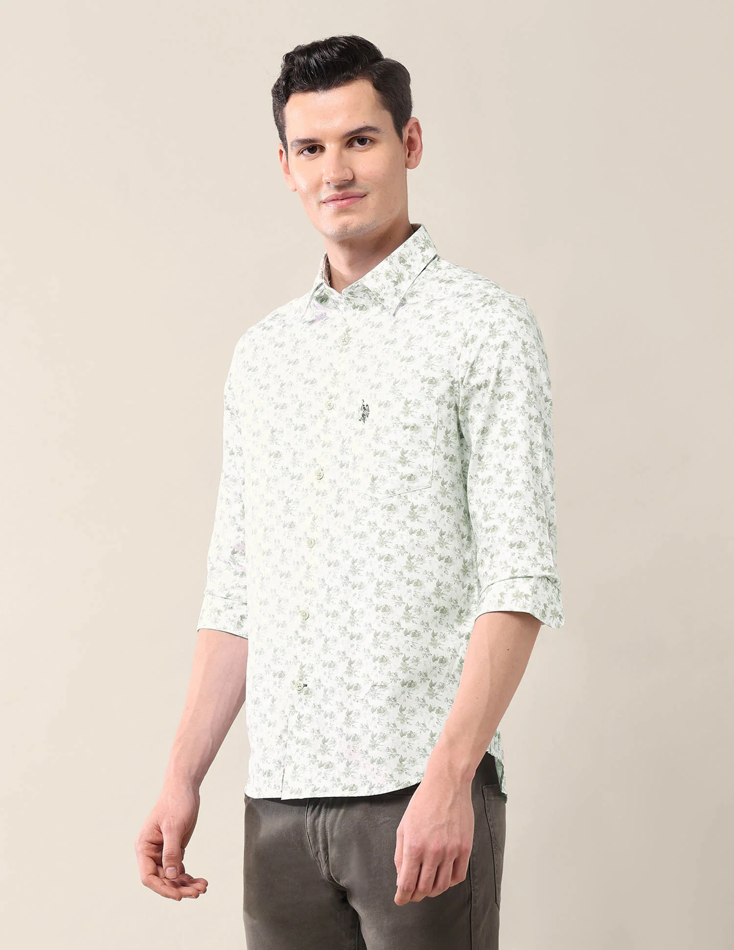 Floral Tailored Fit Shirt - Image 4