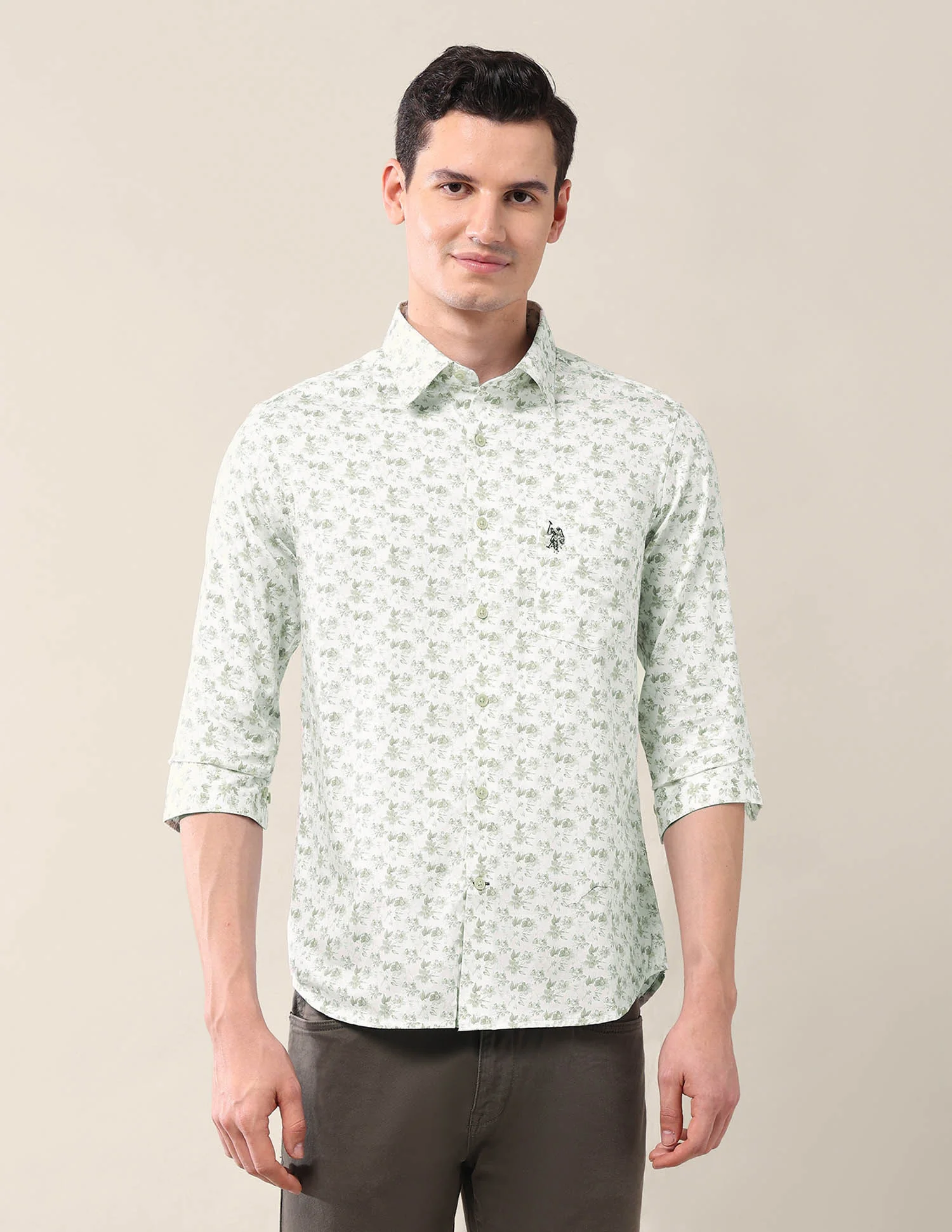Floral Tailored Fit Shirt - Image 6