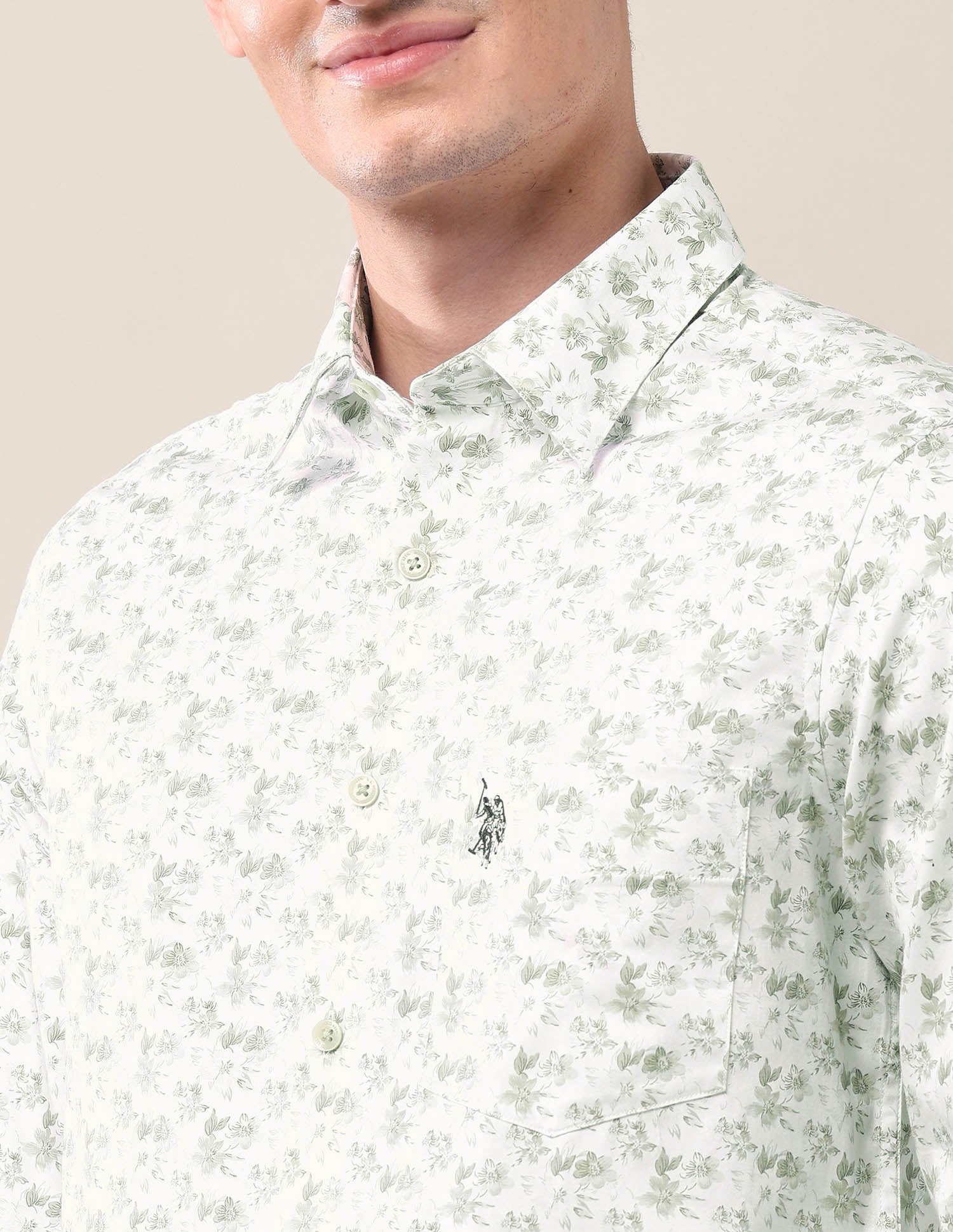 Floral Tailored Fit Shirt - Image 7