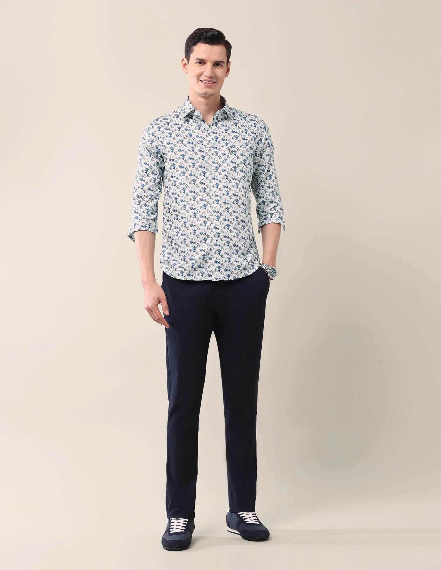 Floral Tailored Fit Shirt - Image 3