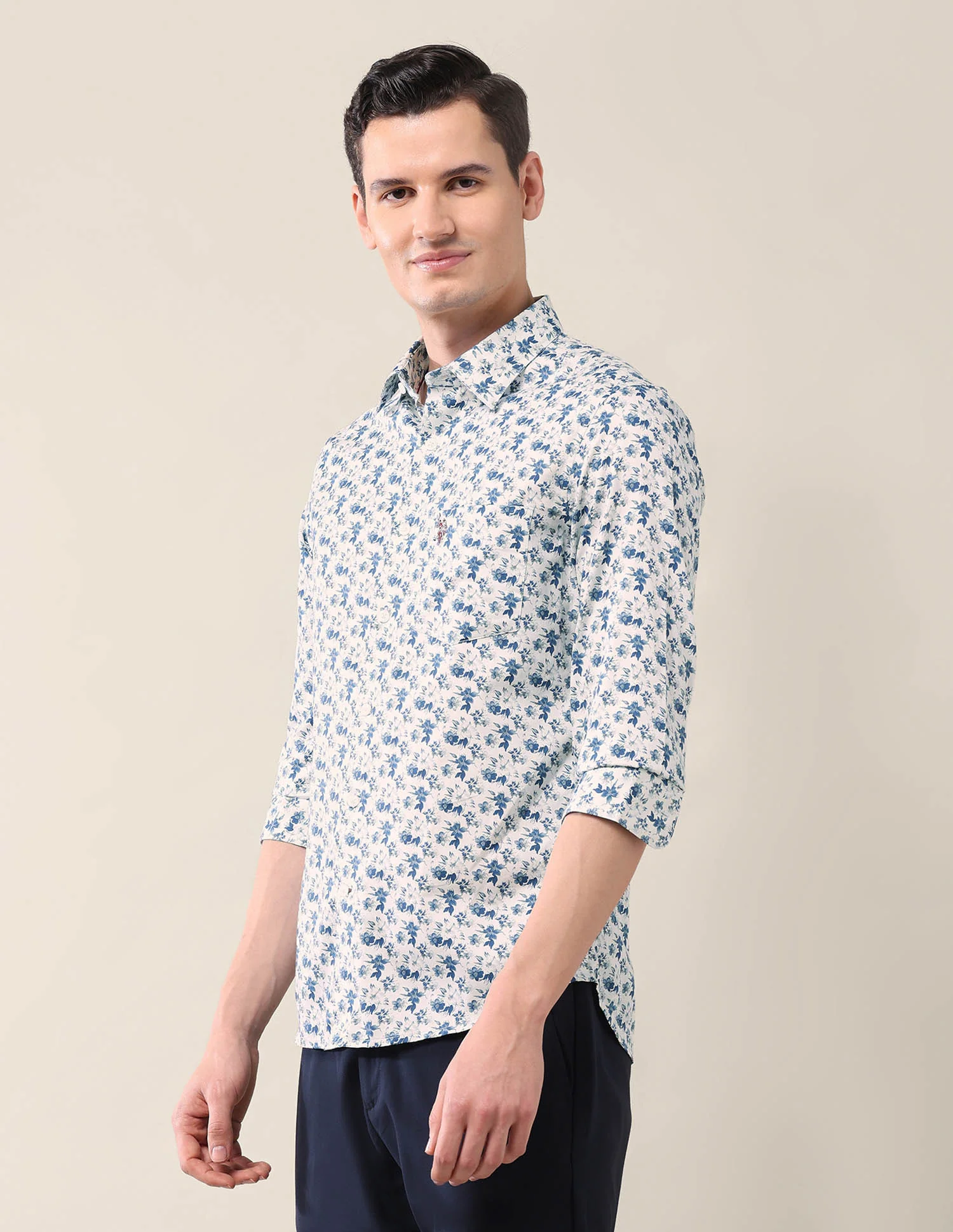Floral Tailored Fit Shirt - Image 4
