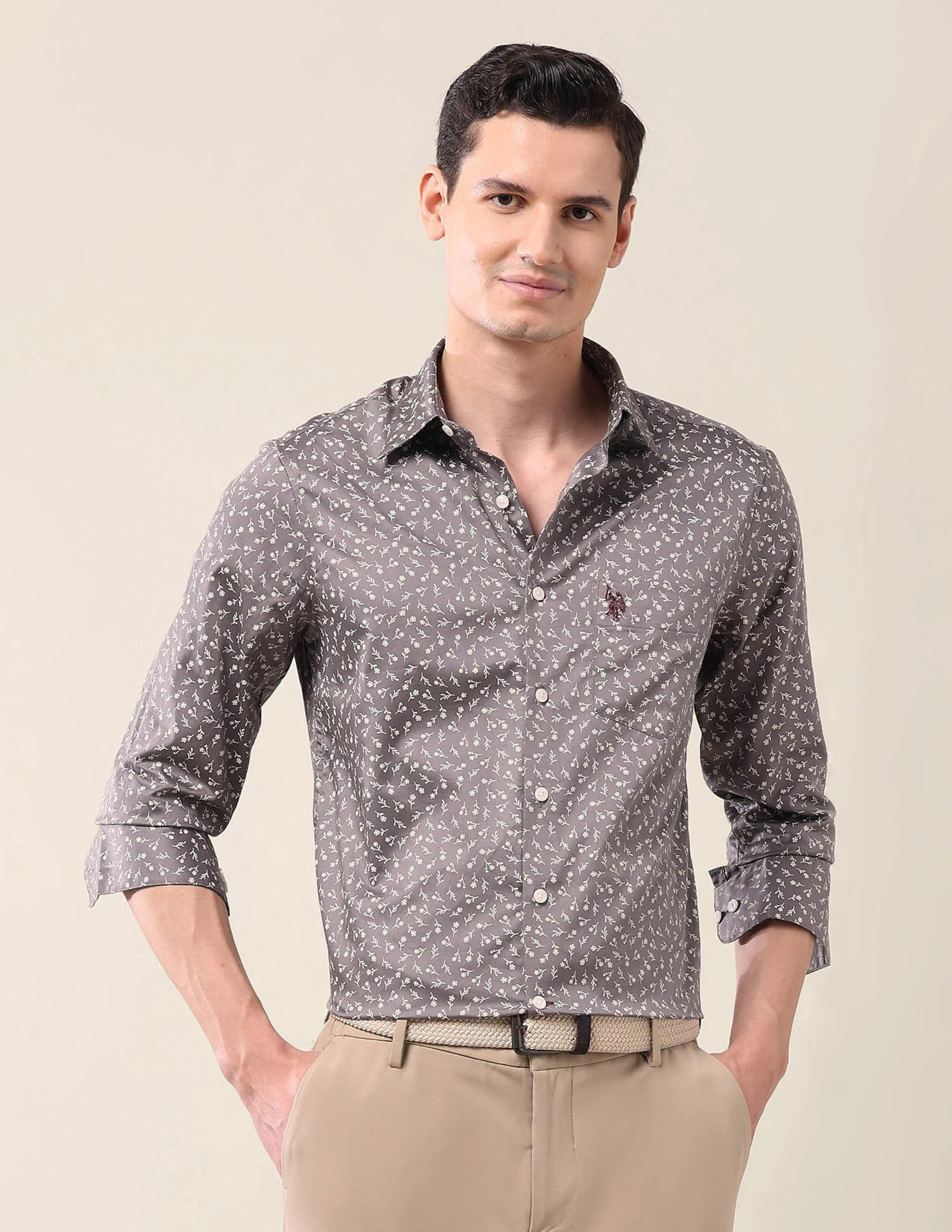 Floral Tailored Fit Shirt