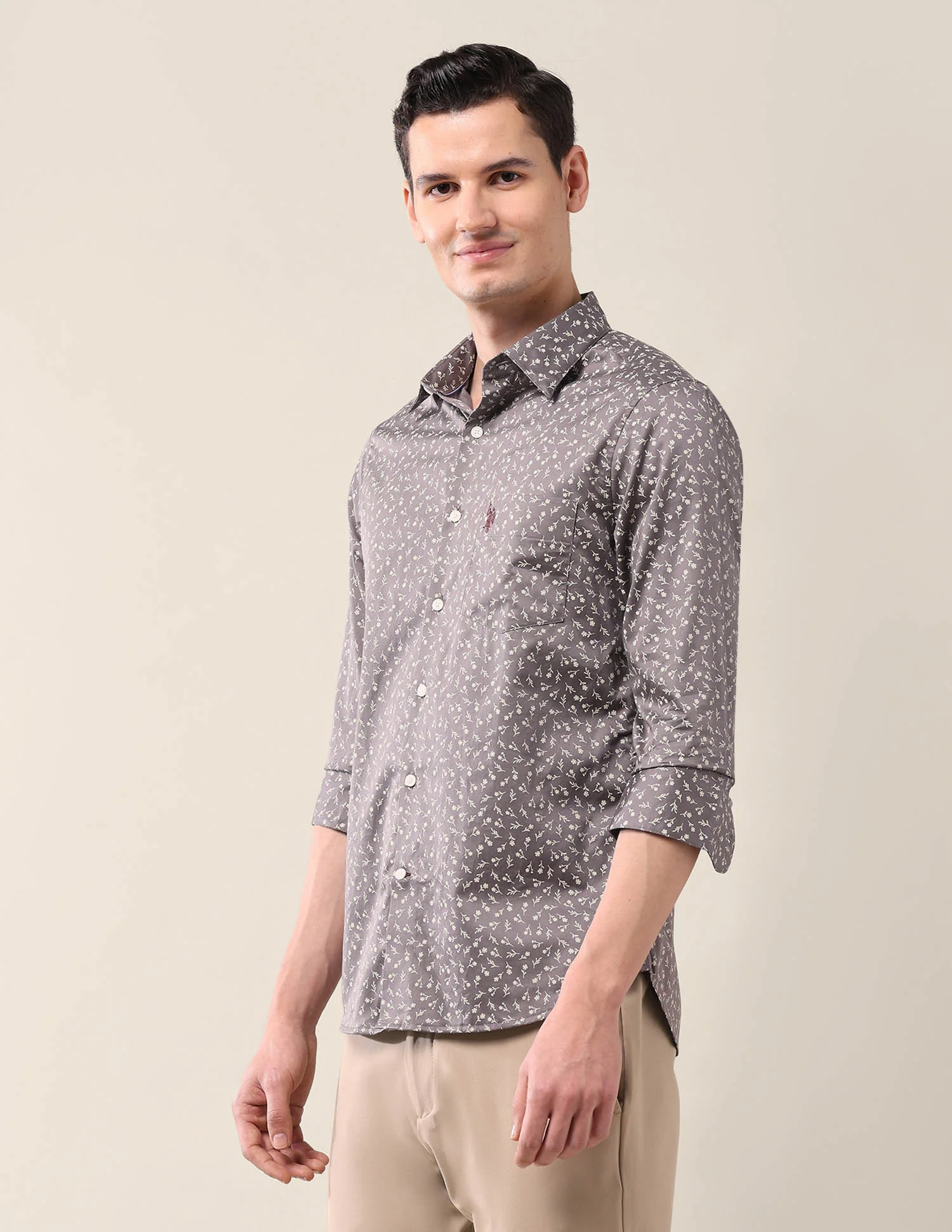 Floral Tailored Fit Shirt - Image 4