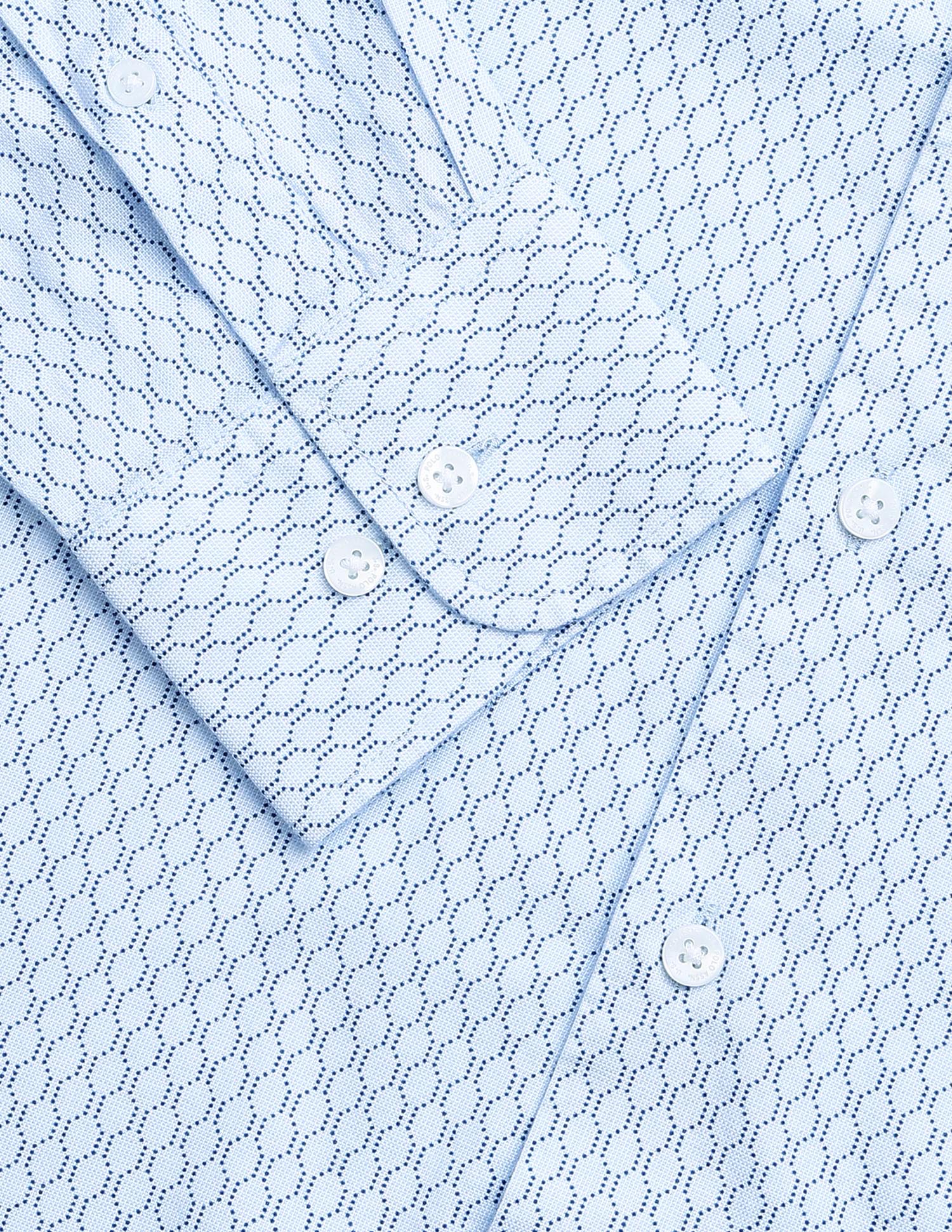 Geometric Printed Oxford Shirt - Image 8
