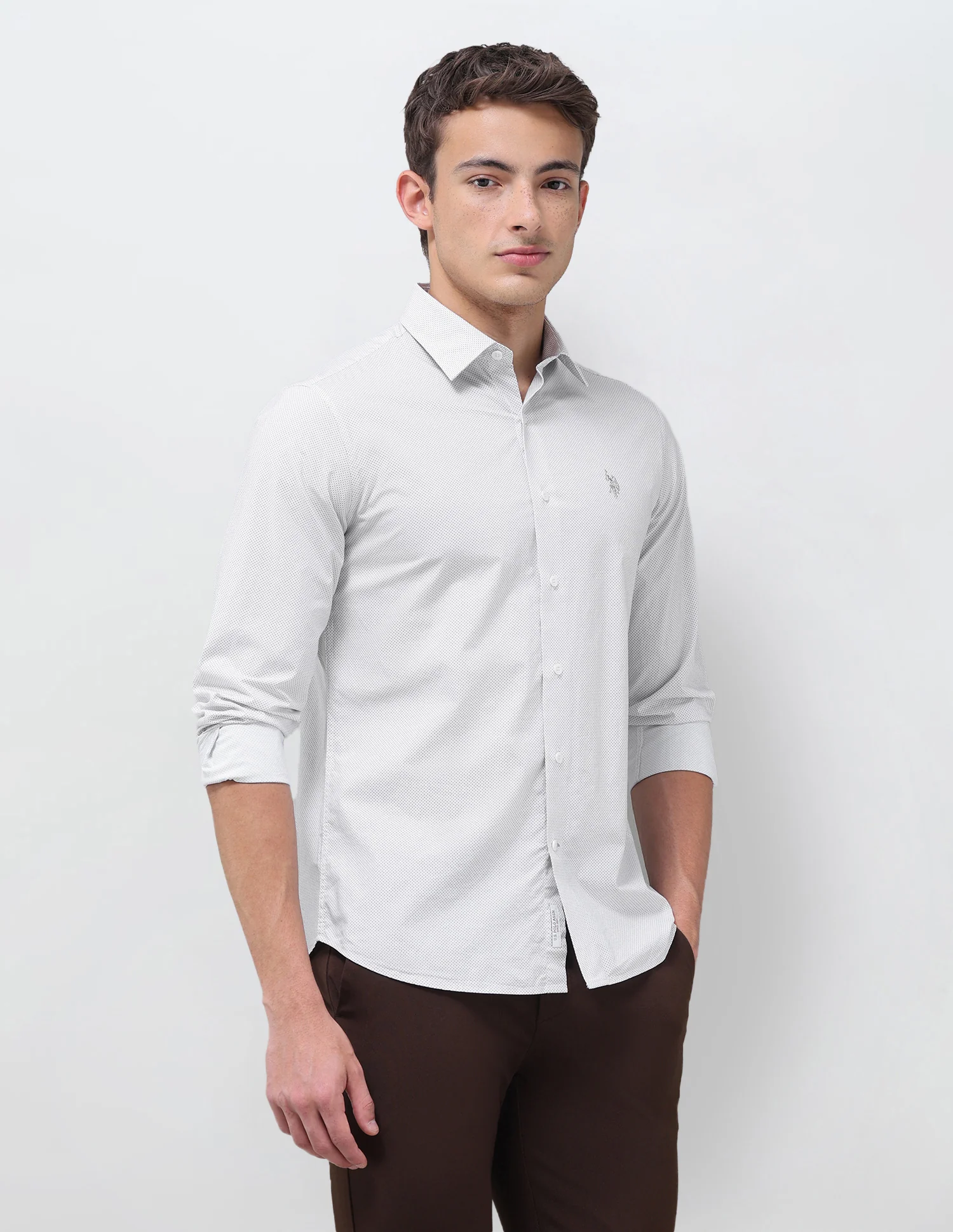 Geometric Printed Regular Fit Shirt - Image 4