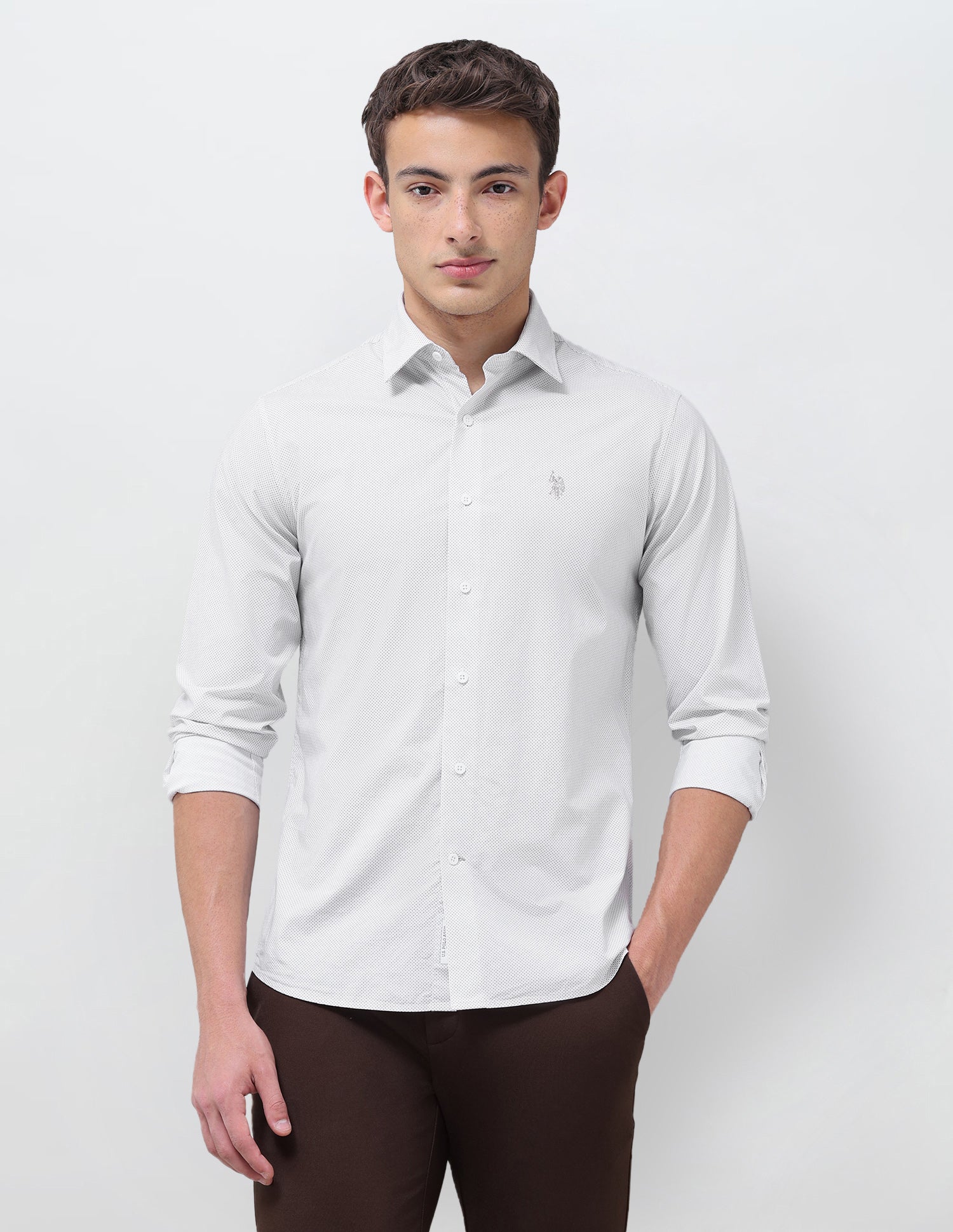 Geometric Printed Regular Fit Shirt - Image 6