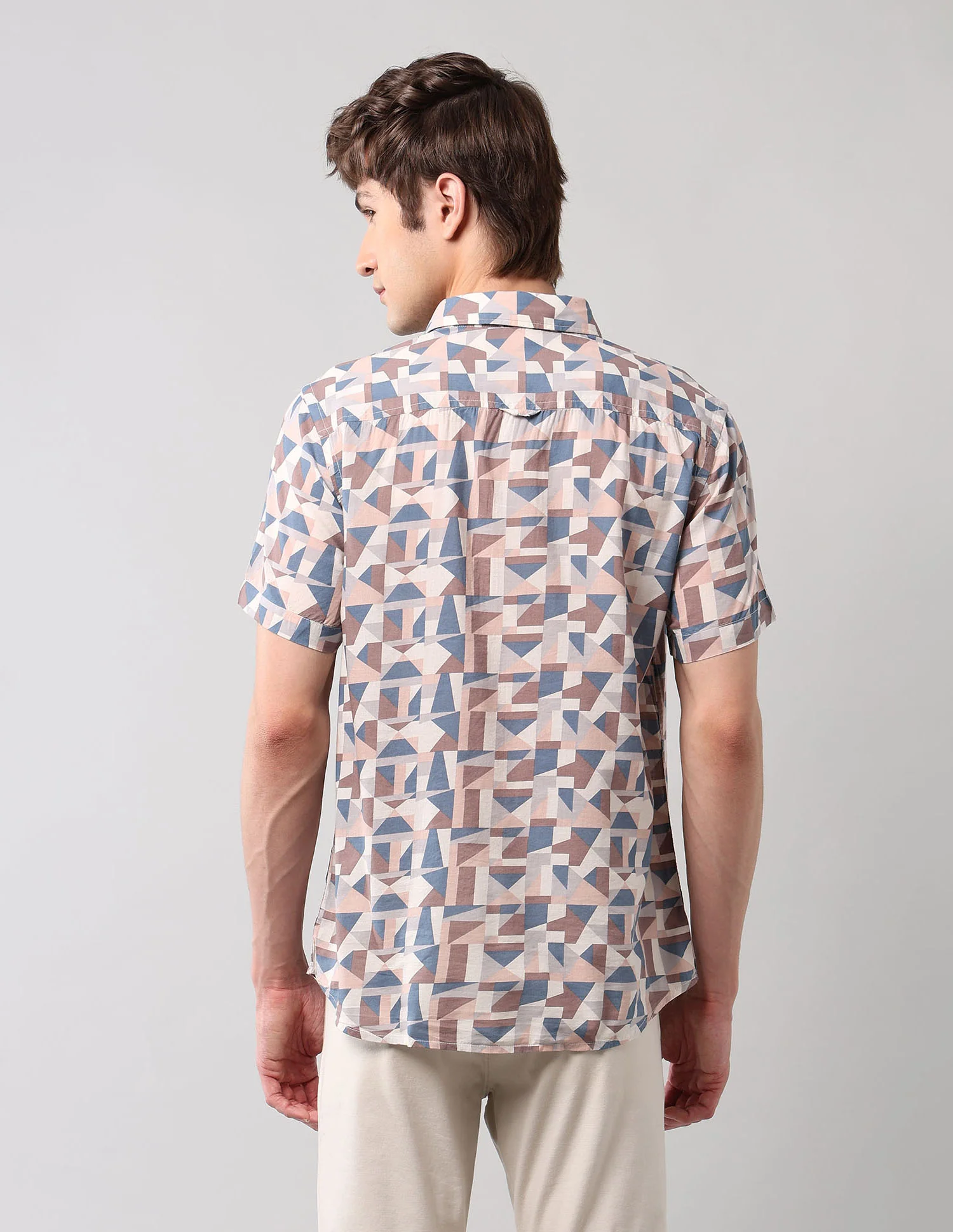 Geometric Printed Regular Fit Shirt - Image 5