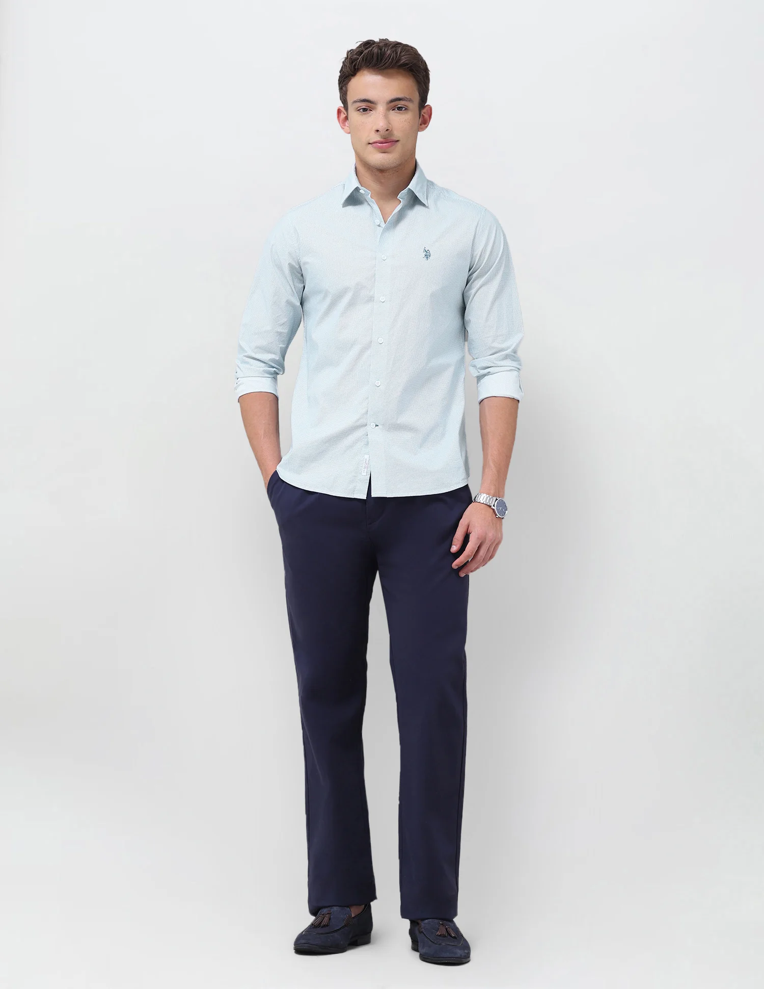 Geometric Printed Regular Fit Shirt - Image 3