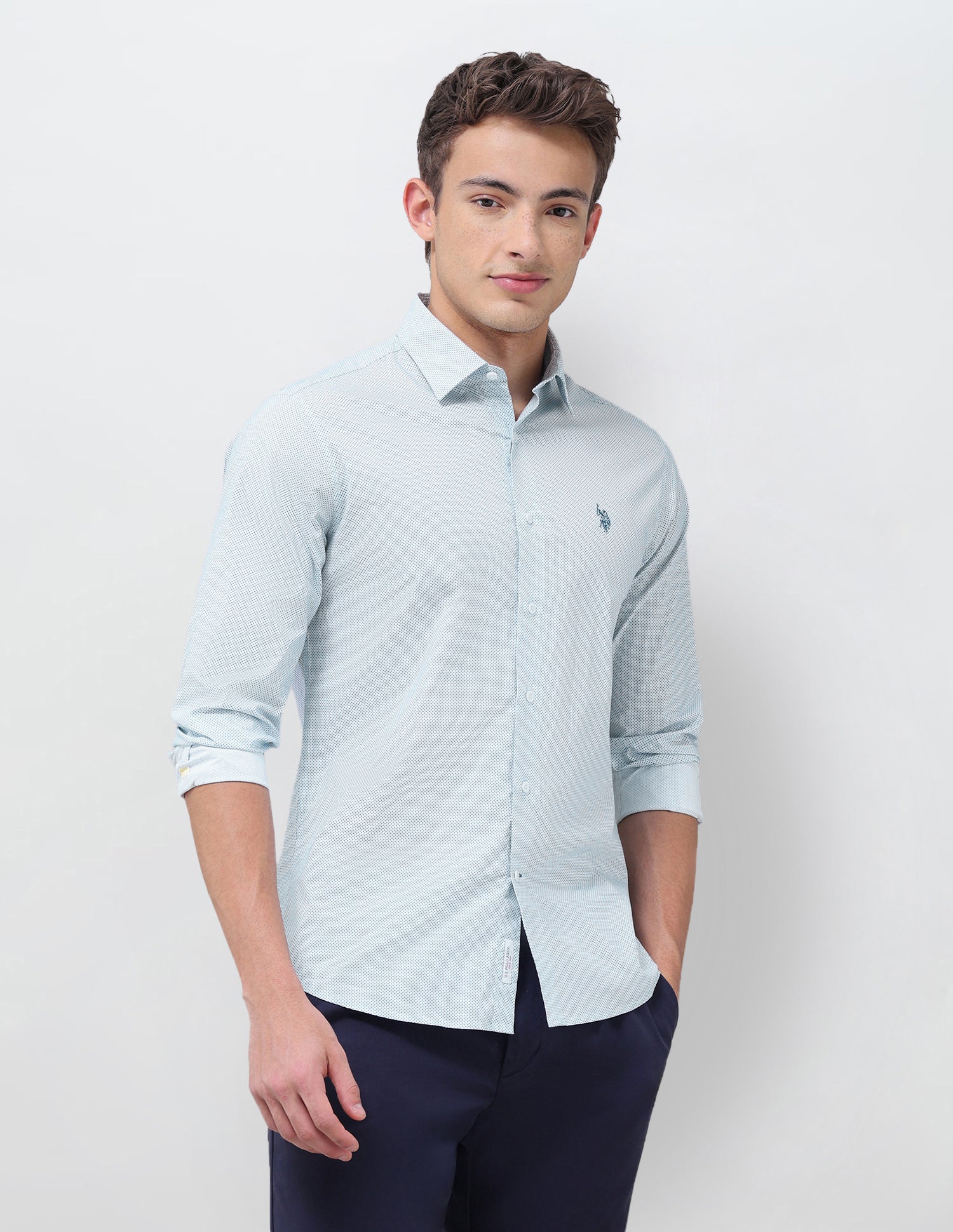 Geometric Printed Regular Fit Shirt - Image 4