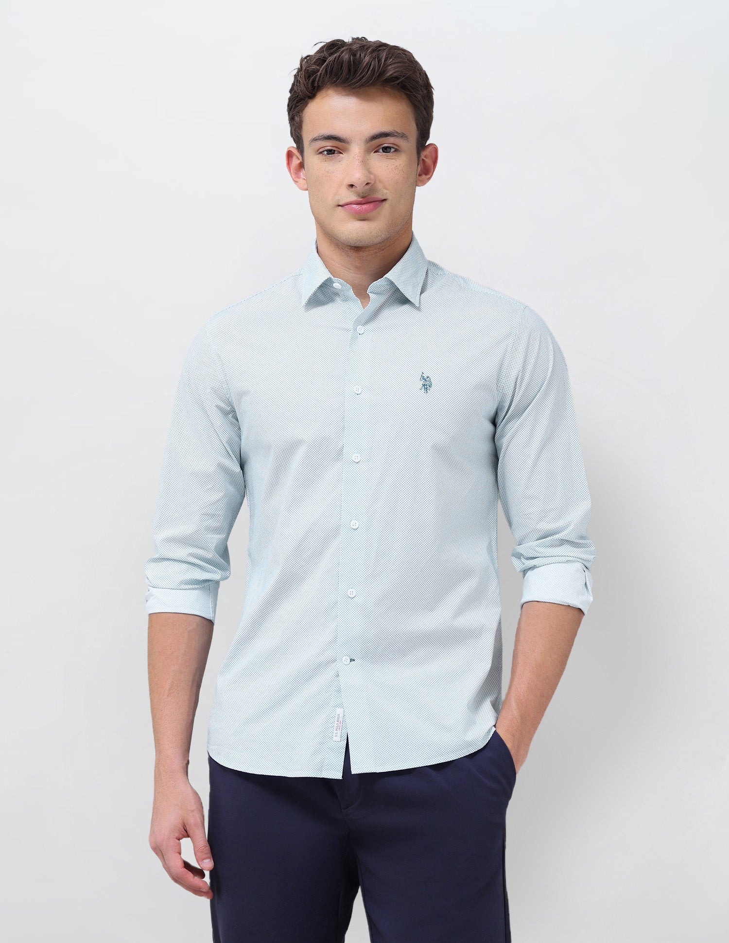 Geometric Printed Regular Fit Shirt - Image 6