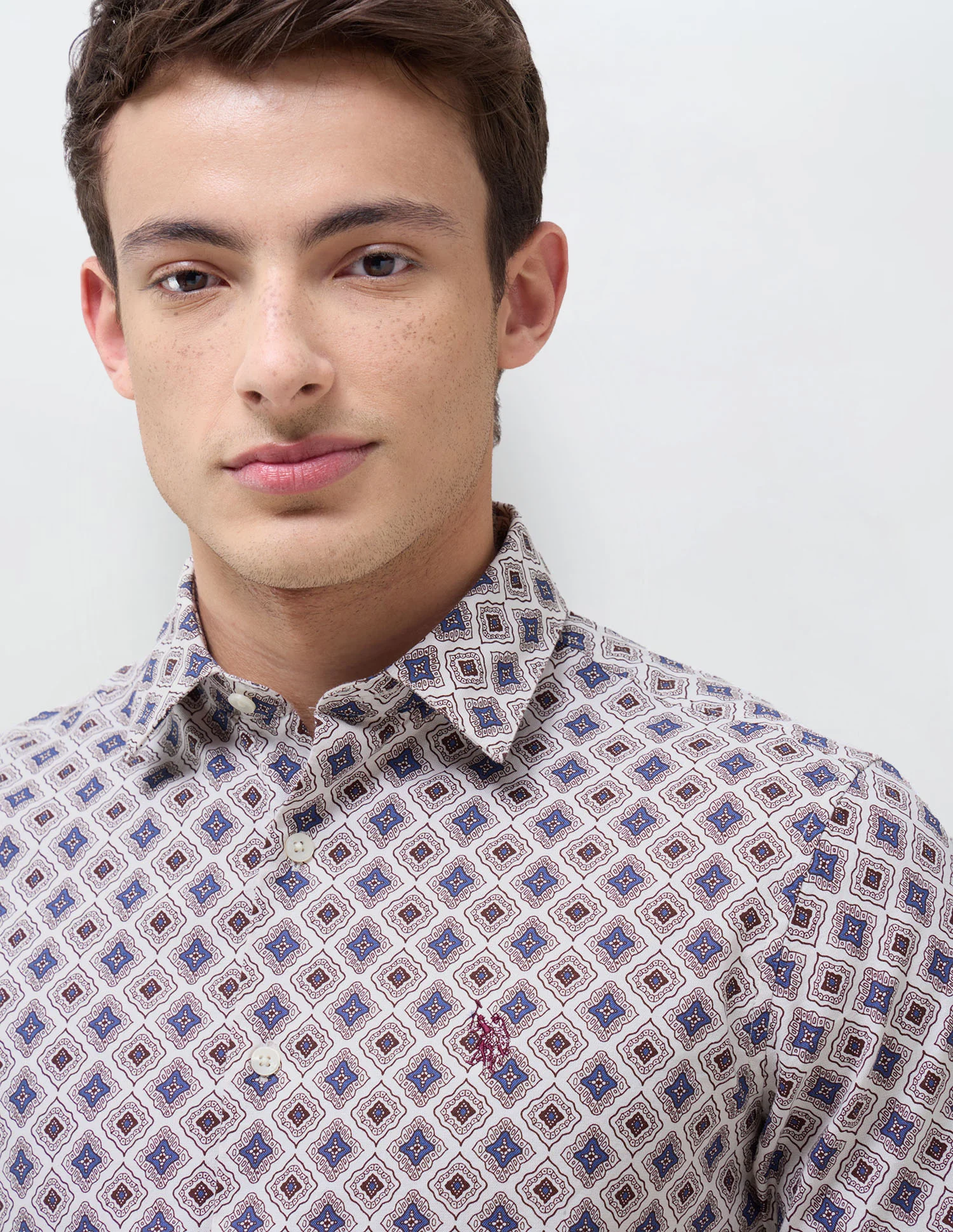 Geometric Printed Regular Fit Shirt - Image 7