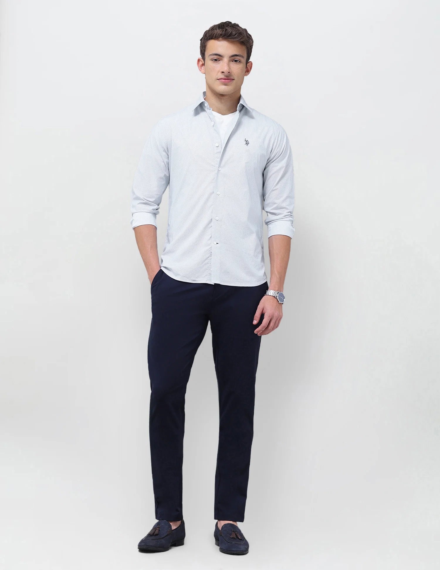 Geometric Printed Regular Fit Shirt - Image 3