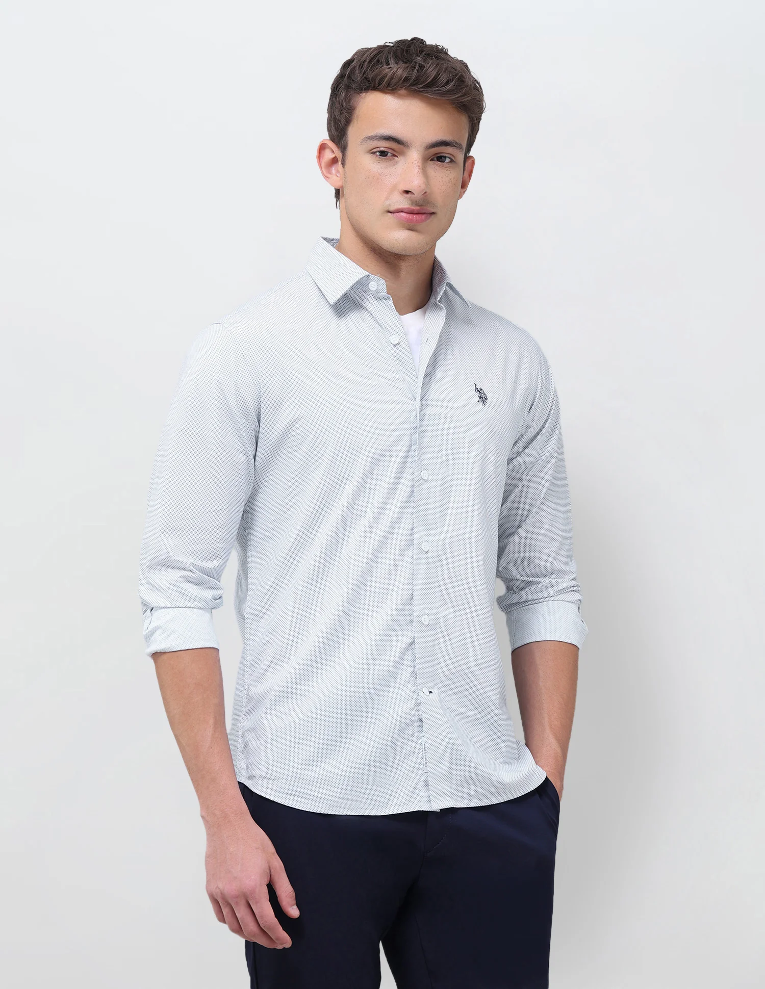 Geometric Printed Regular Fit Shirt - Image 4