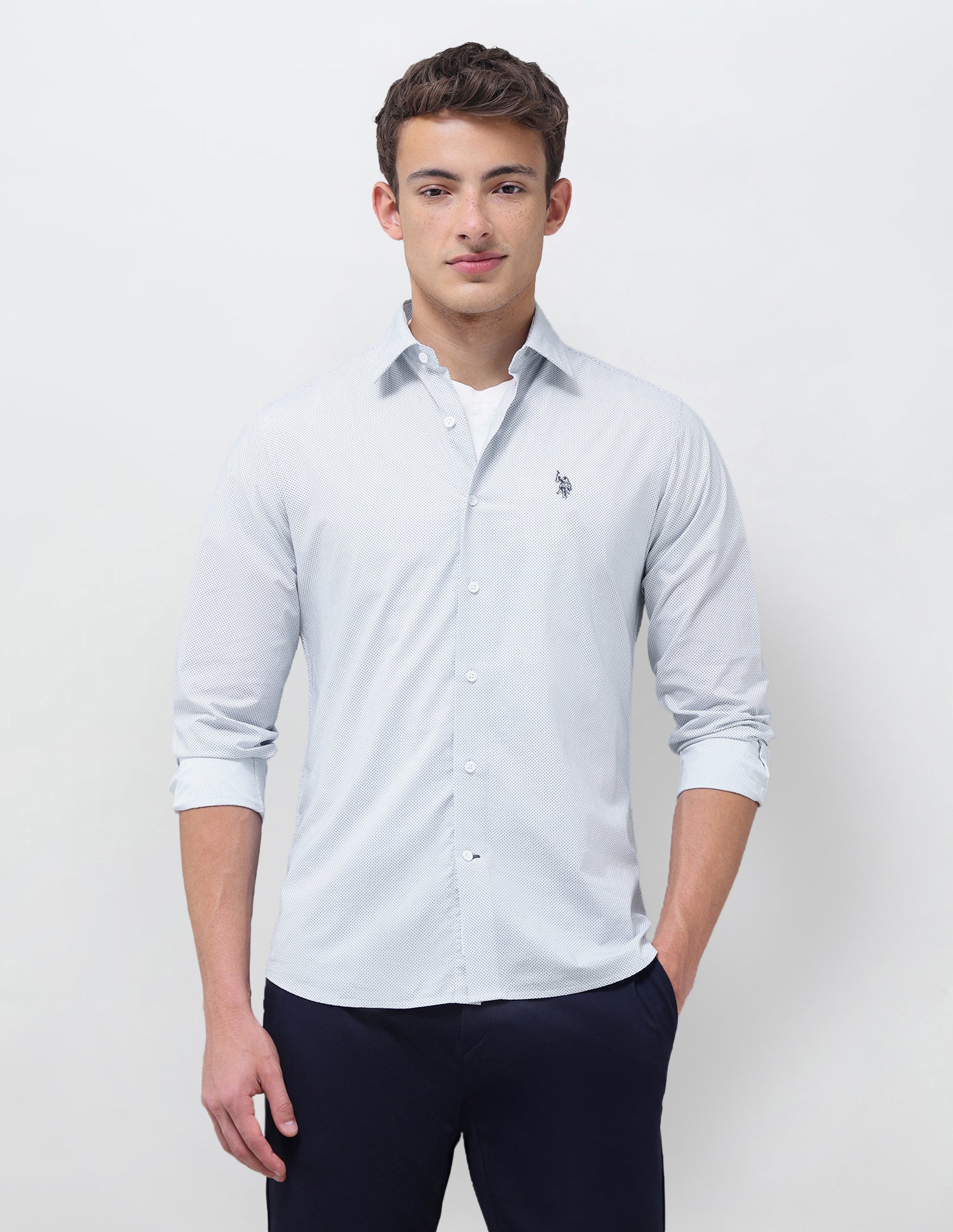 Geometric Printed Regular Fit Shirt - Image 6