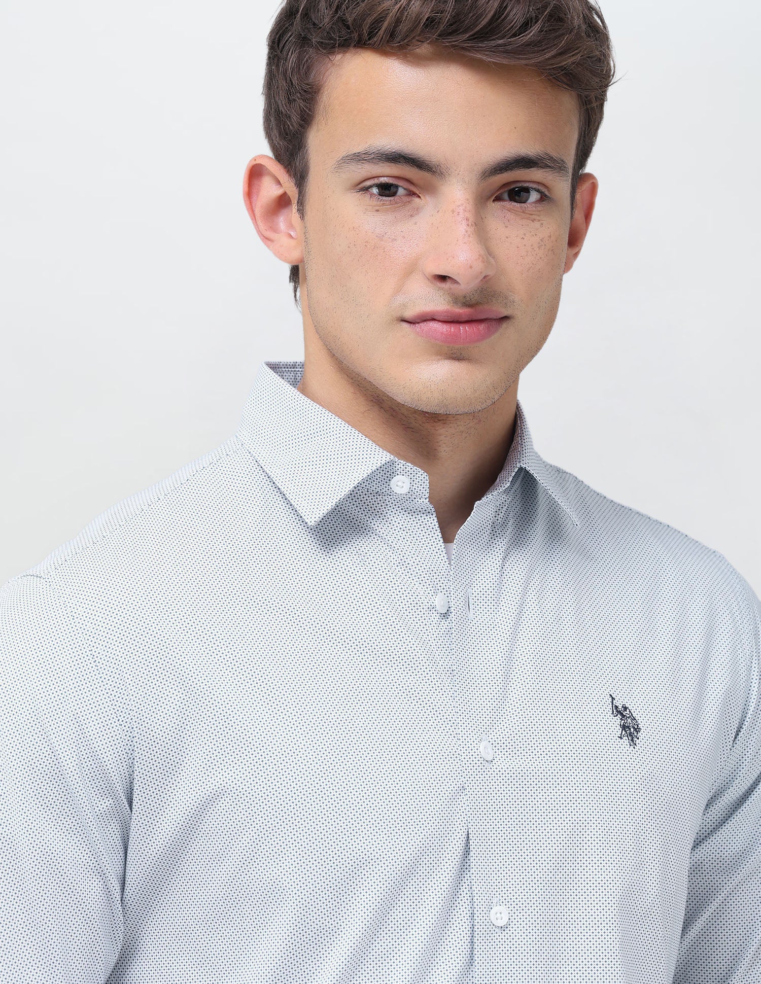 Geometric Printed Regular Fit Shirt - Image 7