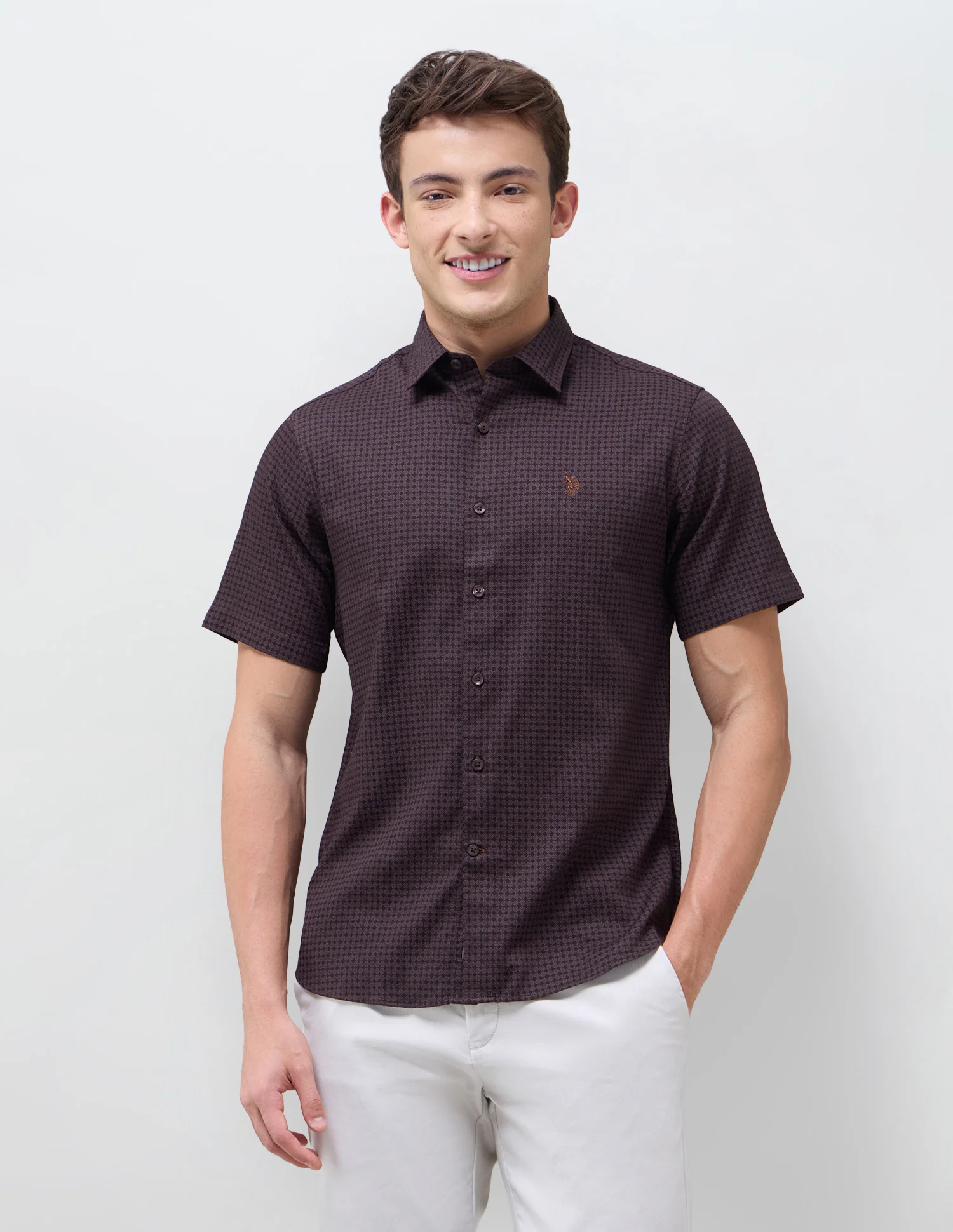Geometric Printed Regular Fit Shirt - Image 6