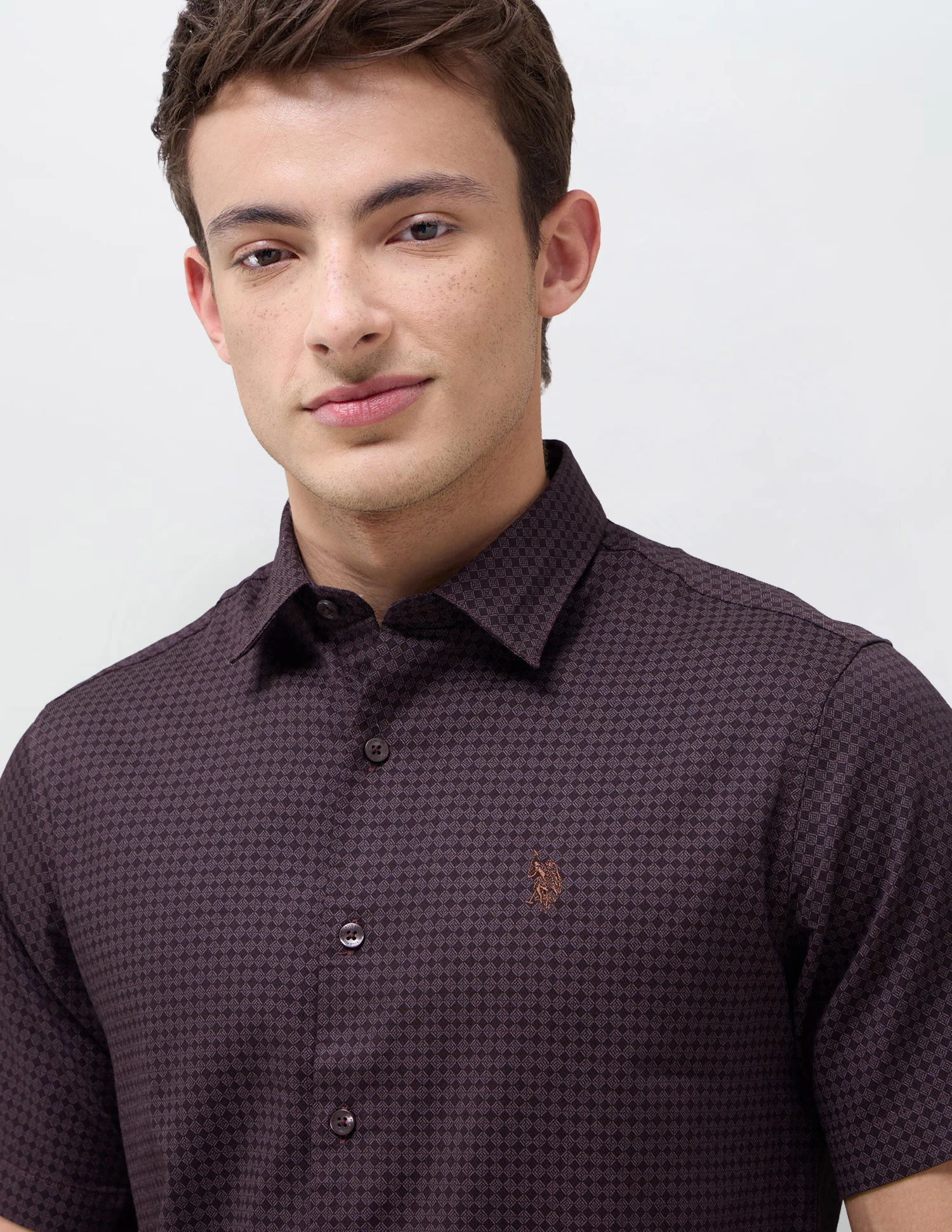 Geometric Printed Regular Fit Shirt - Image 7