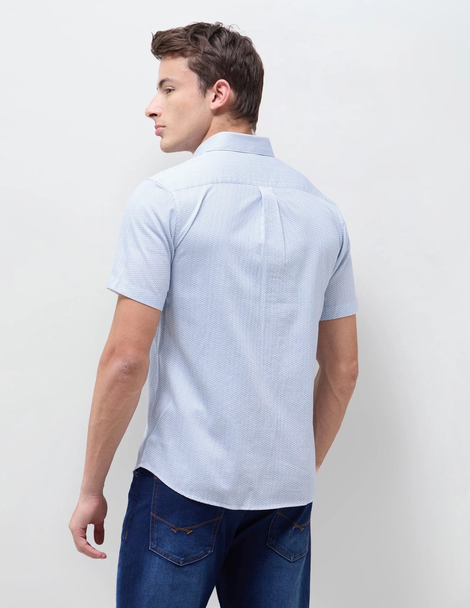 Geometric Printed Regular Fit Shirt - Image 5