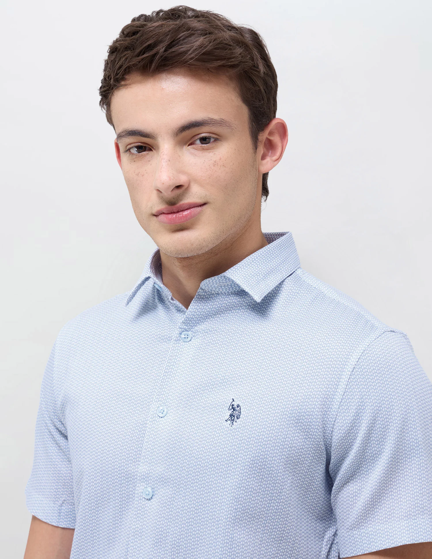 Geometric Printed Regular Fit Shirt - Image 7