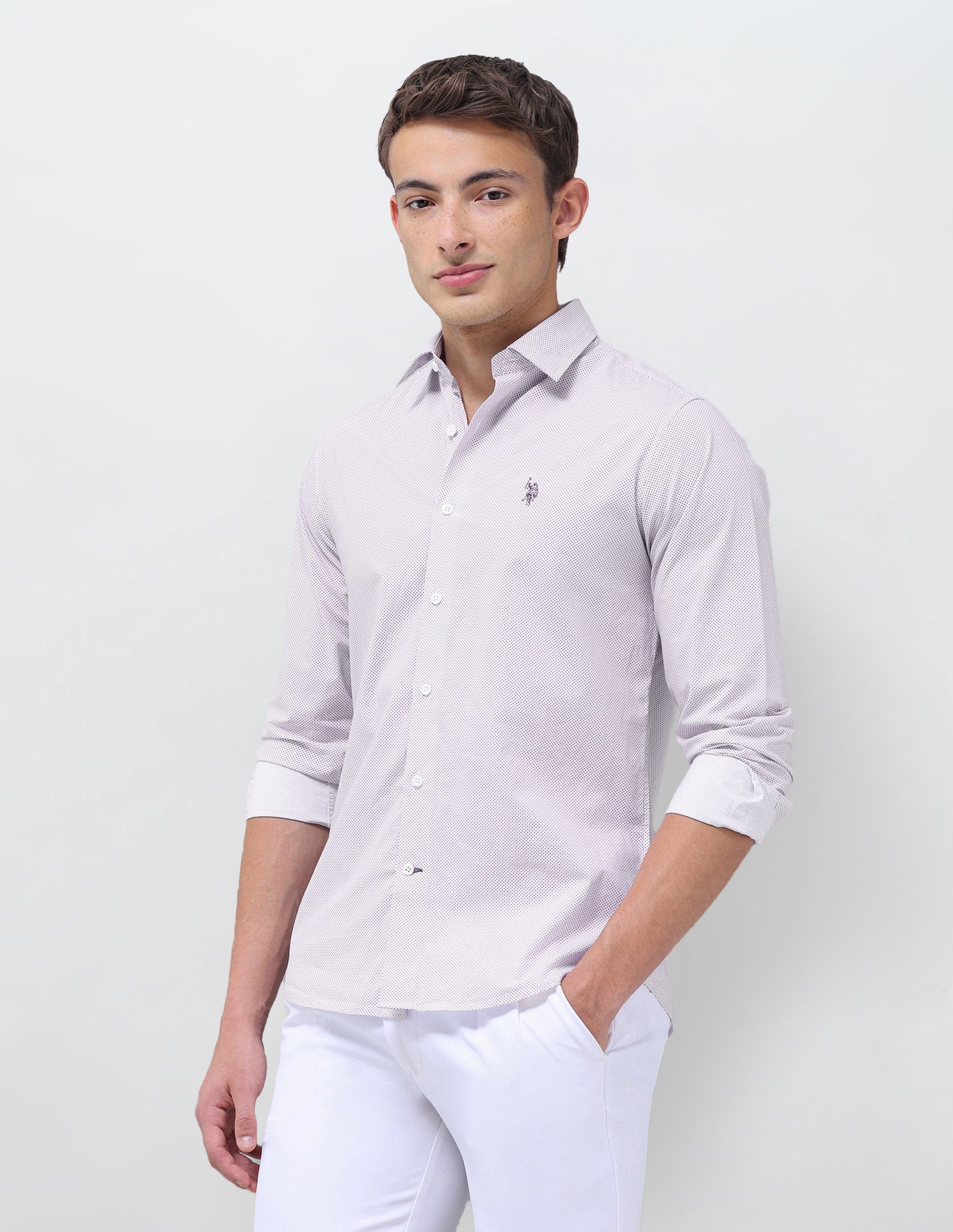 Geometric Printed Regular Fit Shirt - Image 4