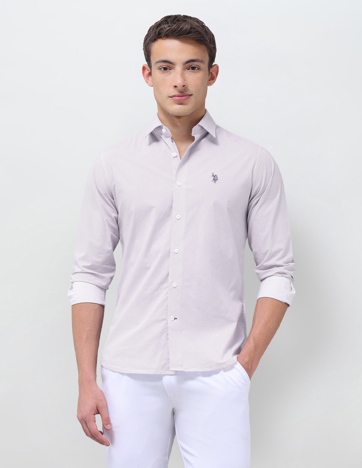Geometric Printed Regular Fit Shirt - Image 6