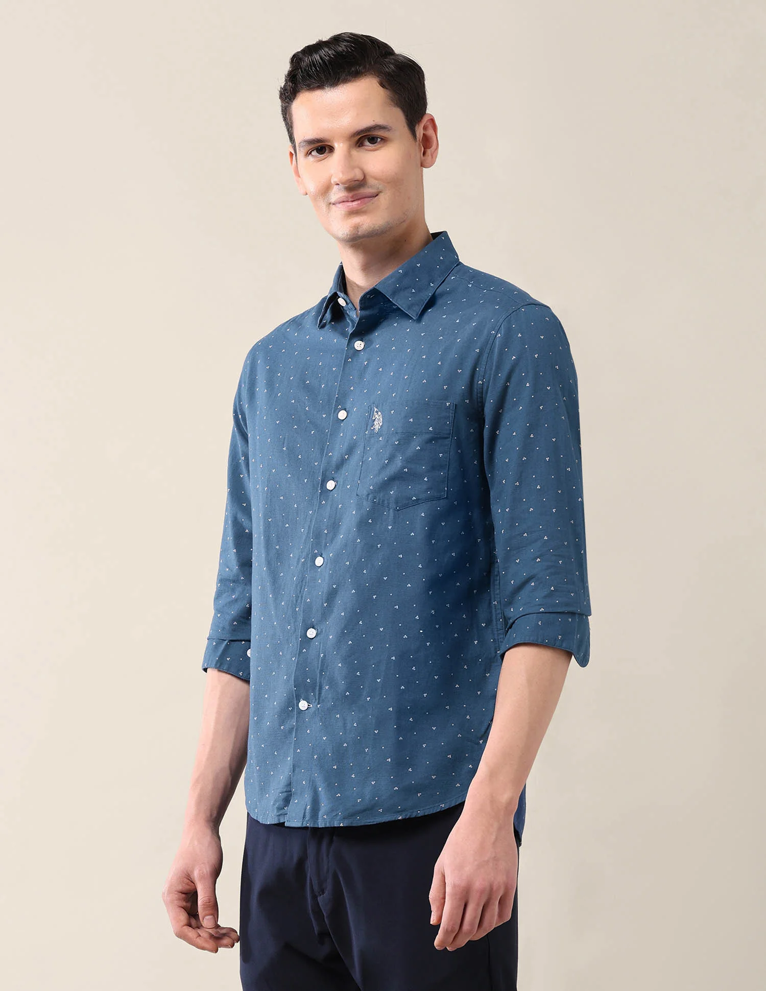 Geometric Tailored Fit Shirt - Image 4