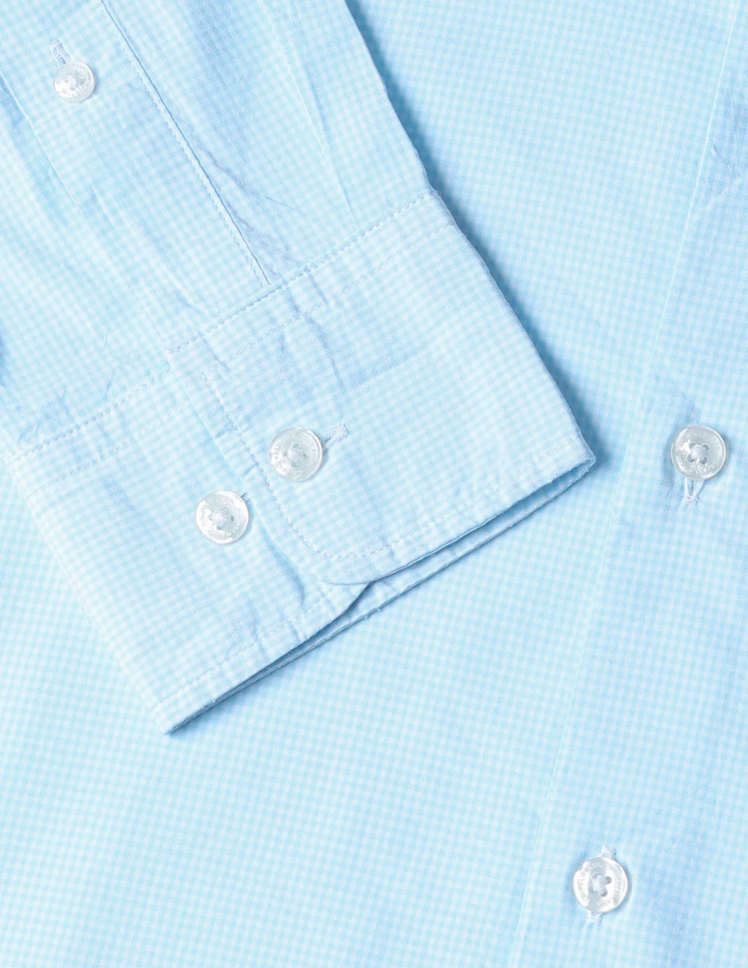 Gingham Checked Tailored Fit Shirt - Image 8