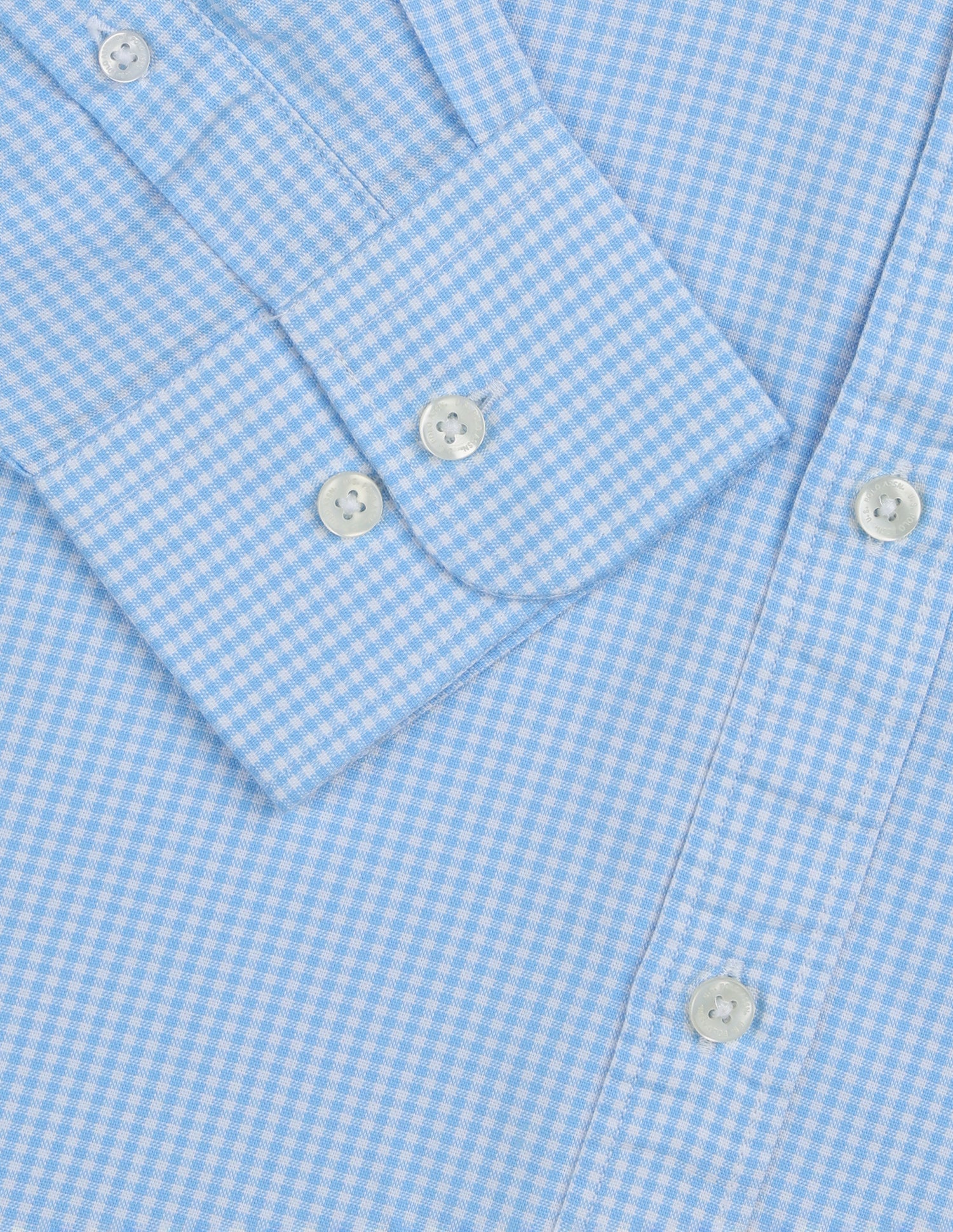 Gingham Checked Tailored Fit Shirt - Image 8