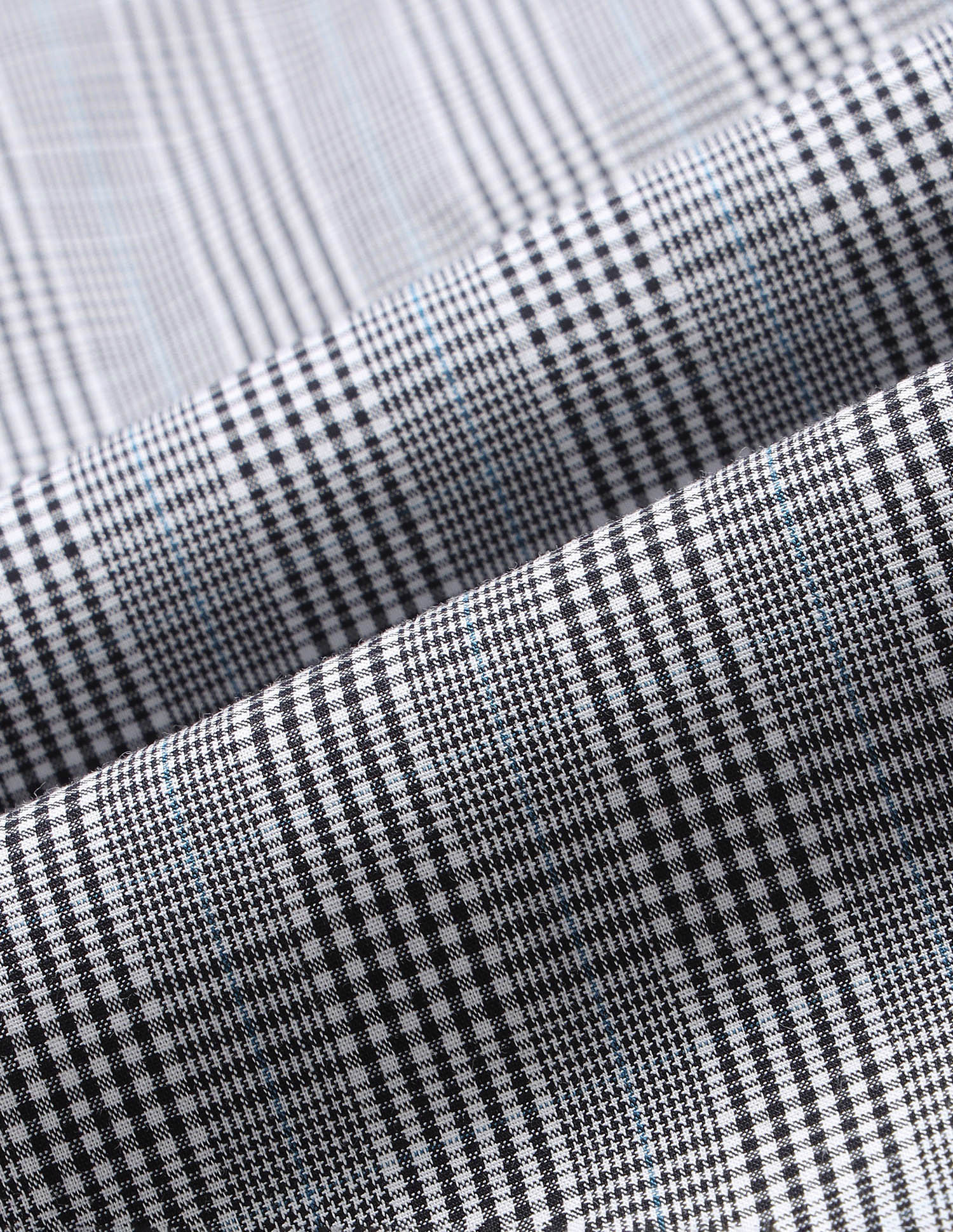Glen Checked Tailored Fit Shirt - Image 2