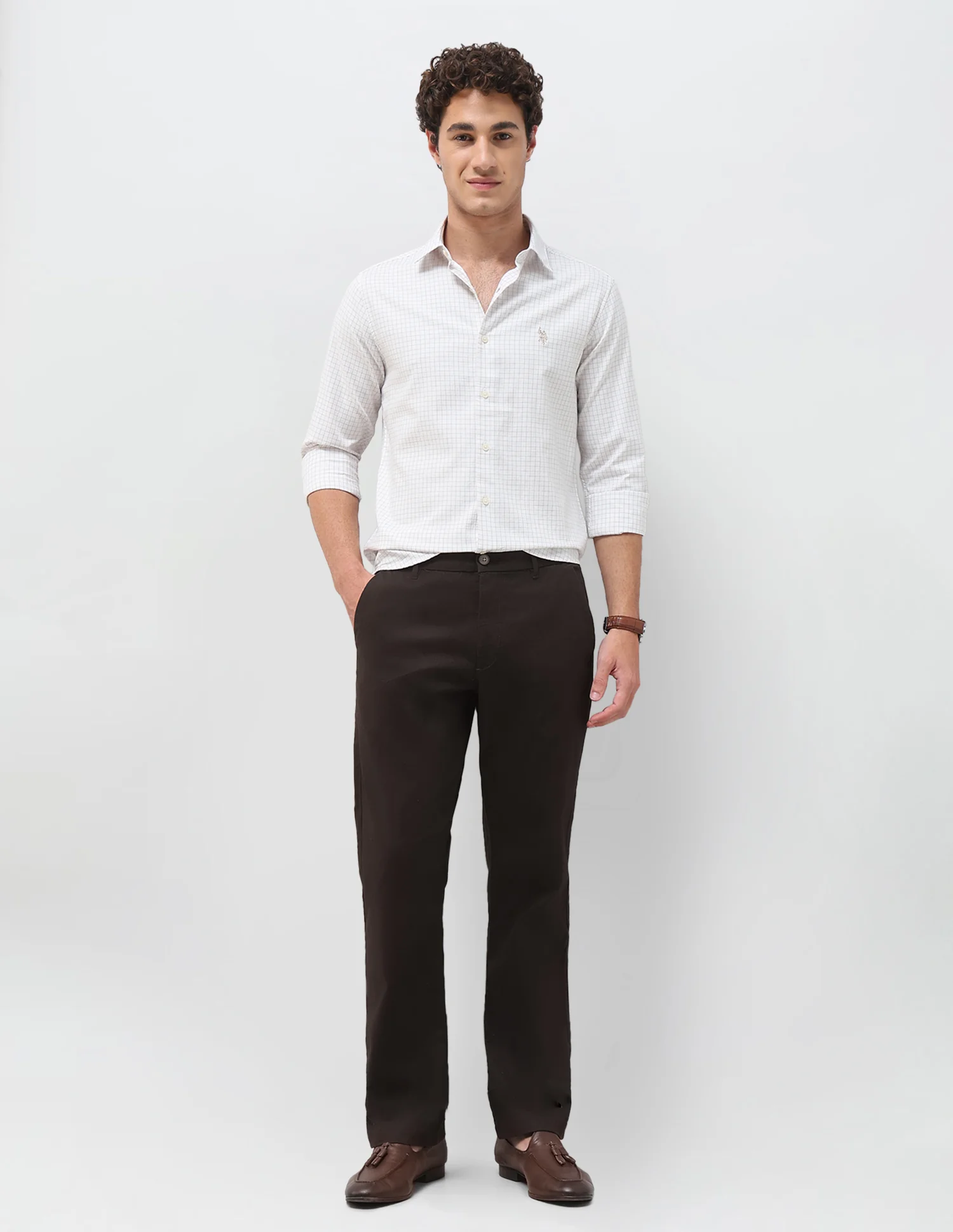 Graph Checked Regular Fit Shirt - Image 3