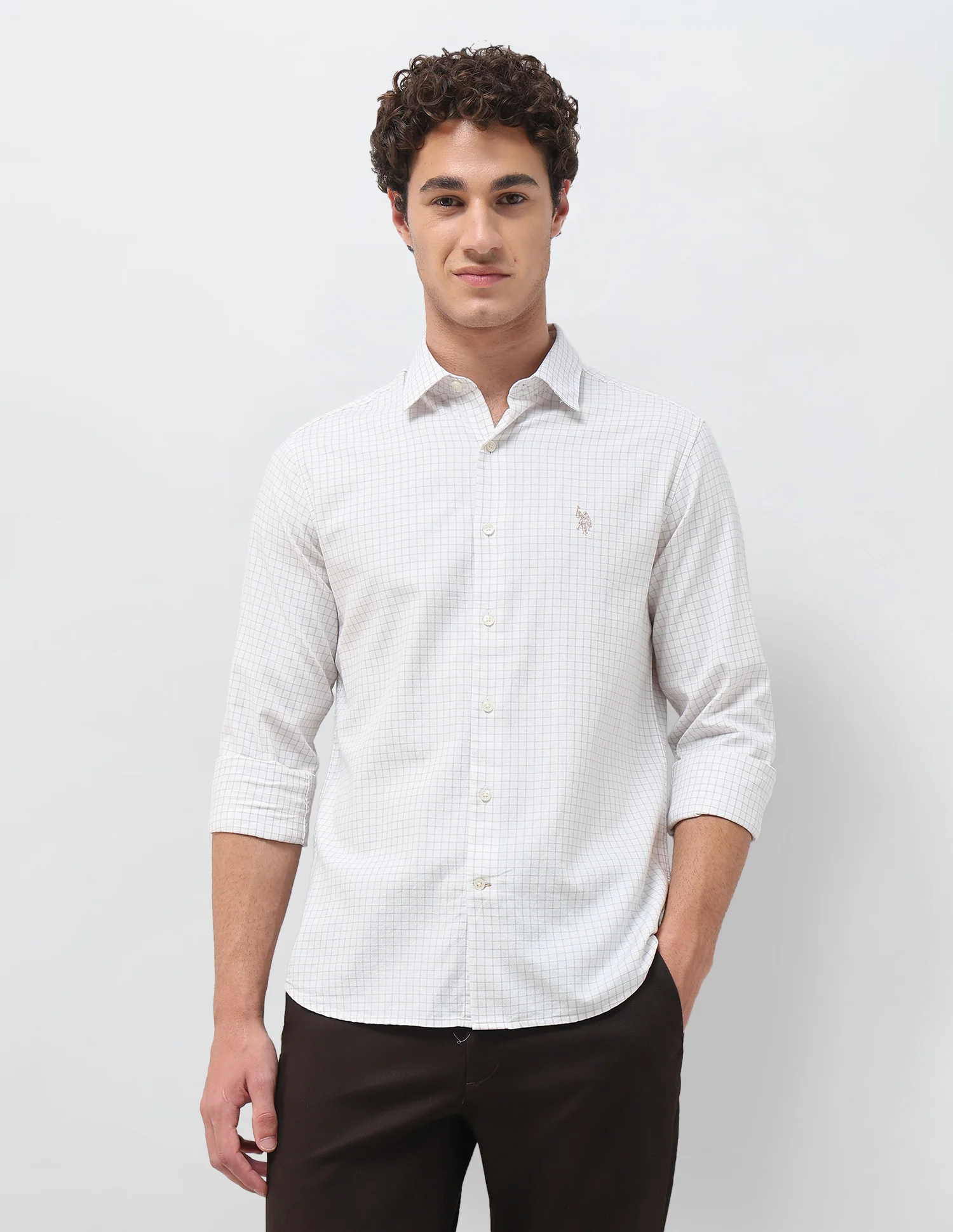 Graph Checked Regular Fit Shirt - Image 6