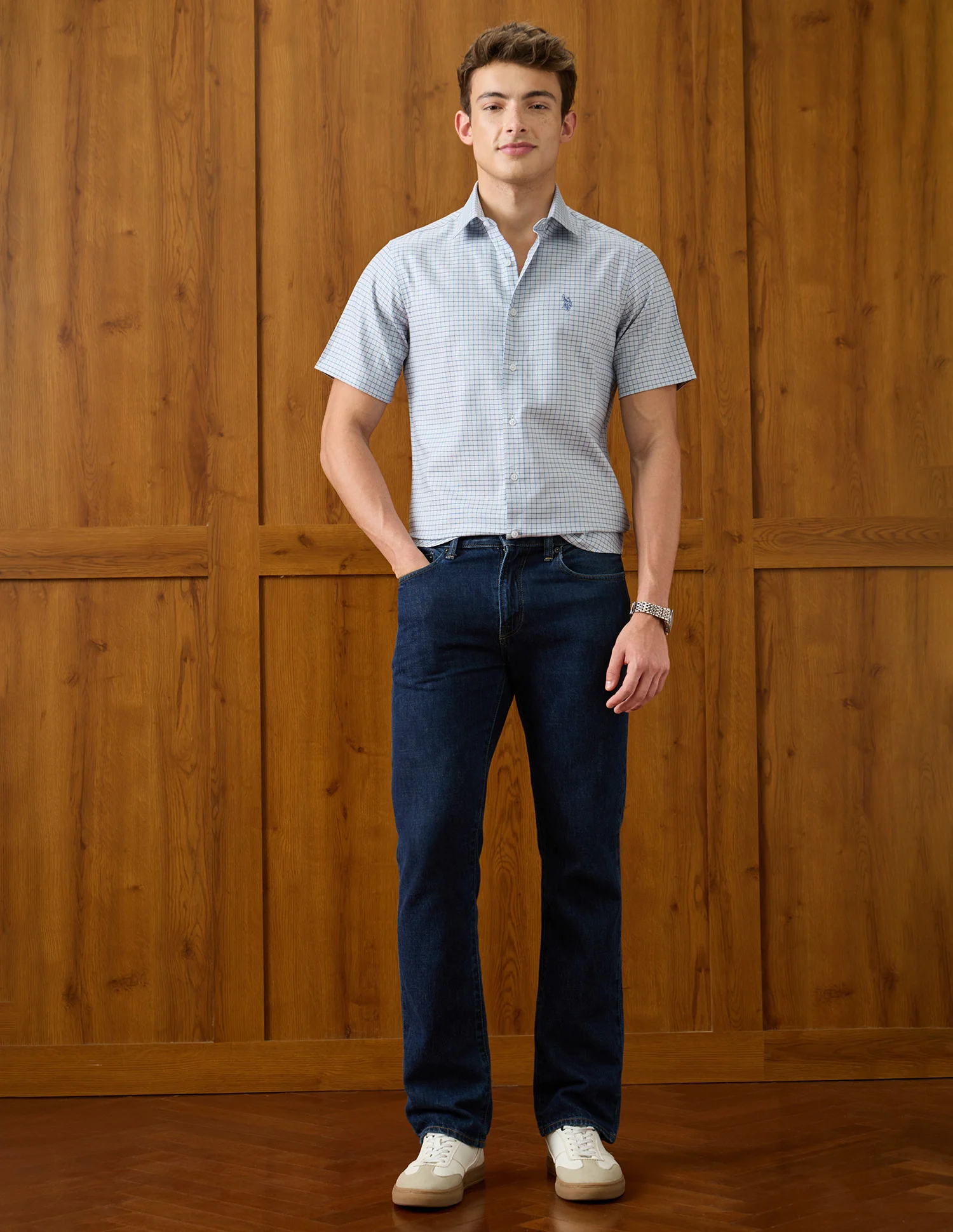 Graph Checked Twill Shirt - Image 3