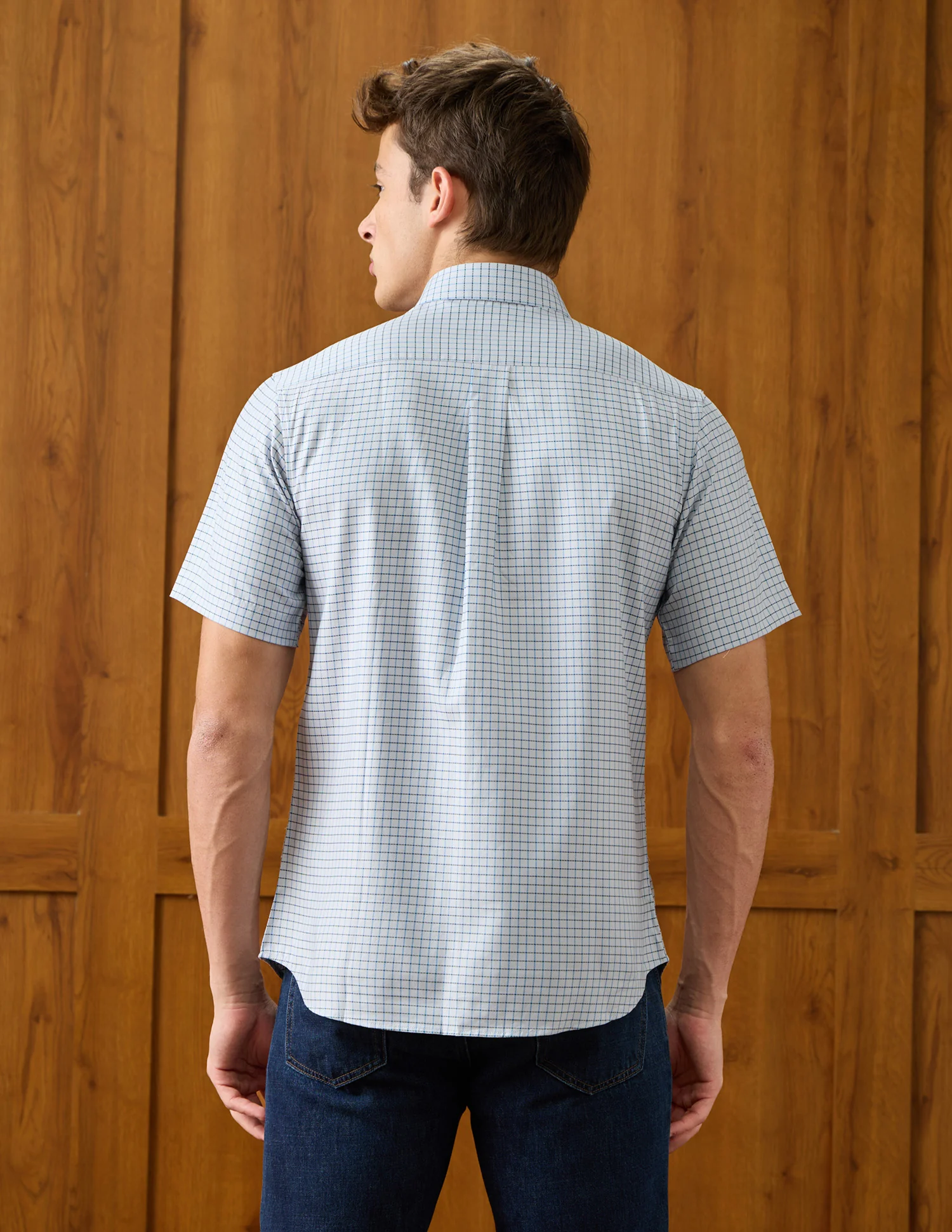 Graph Checked Twill Shirt - Image 5