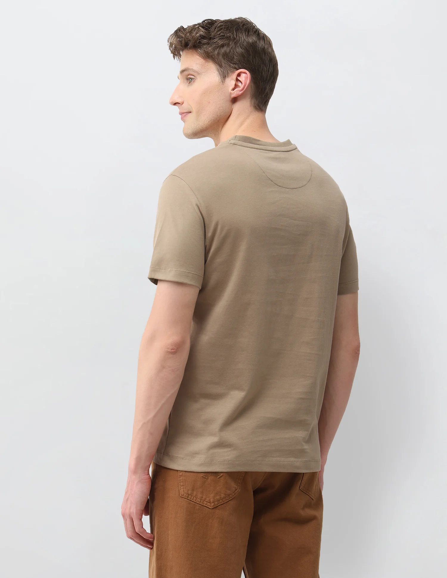 Graphic Brand Embossed Slim Fit T-Shirt - Image 5