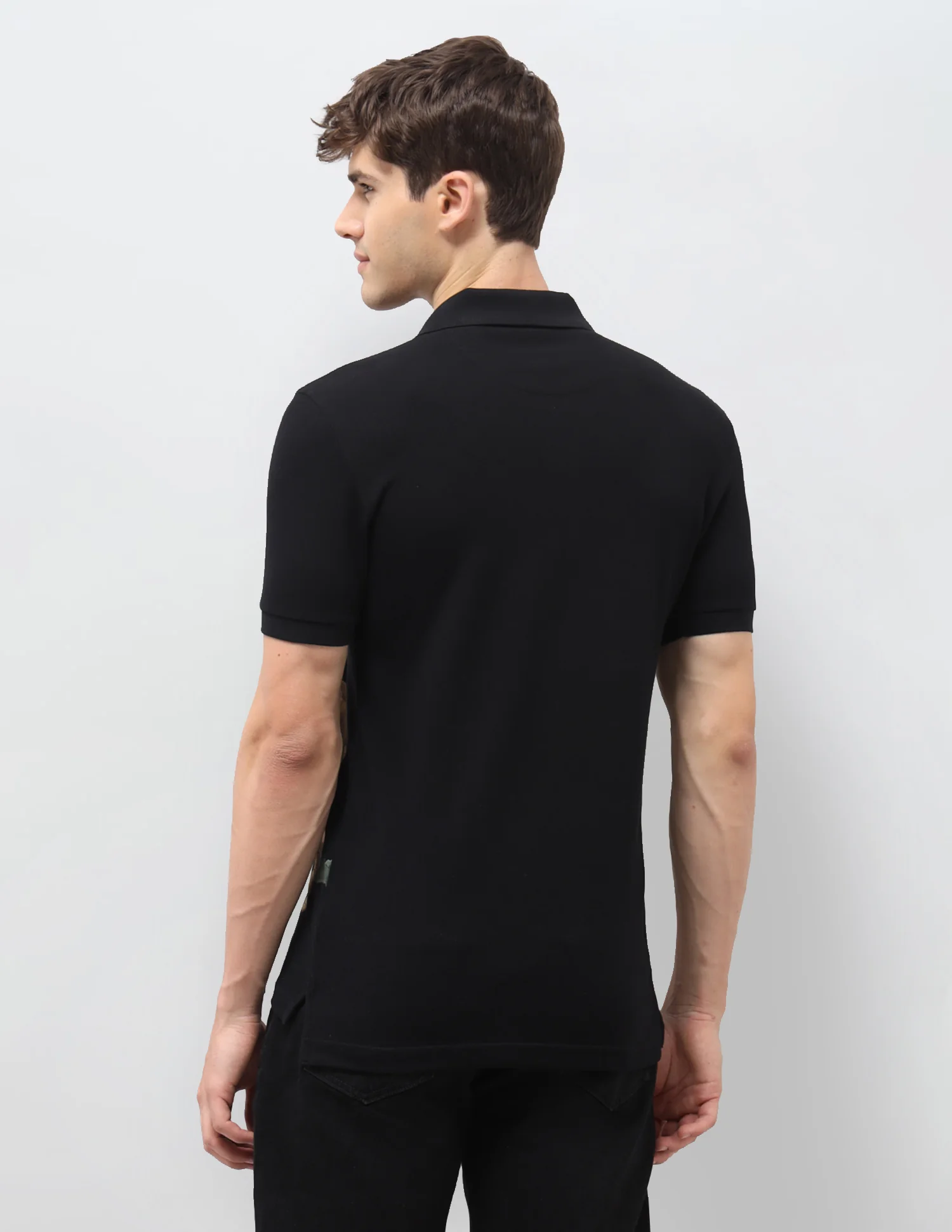 Graphic Brand Printed Muscle Fit Polo Shirt - Image 5