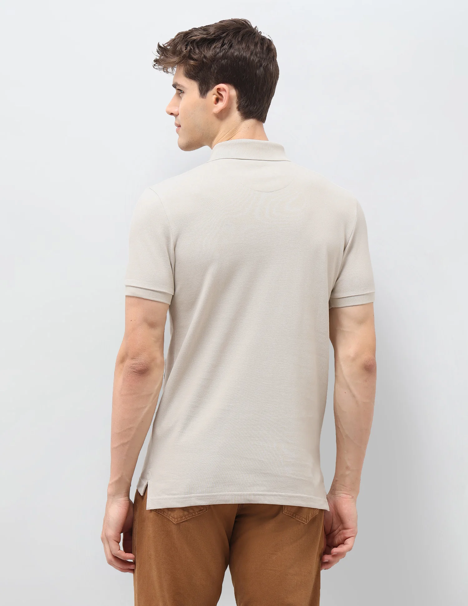 Graphic Brand Printed Muscle Fit Polo Shirt - Image 5