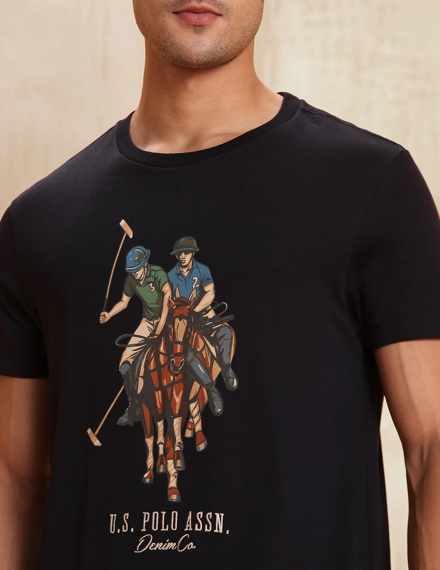 Graphic Brand Printed Muscle Fit T-Shirt - Image 7