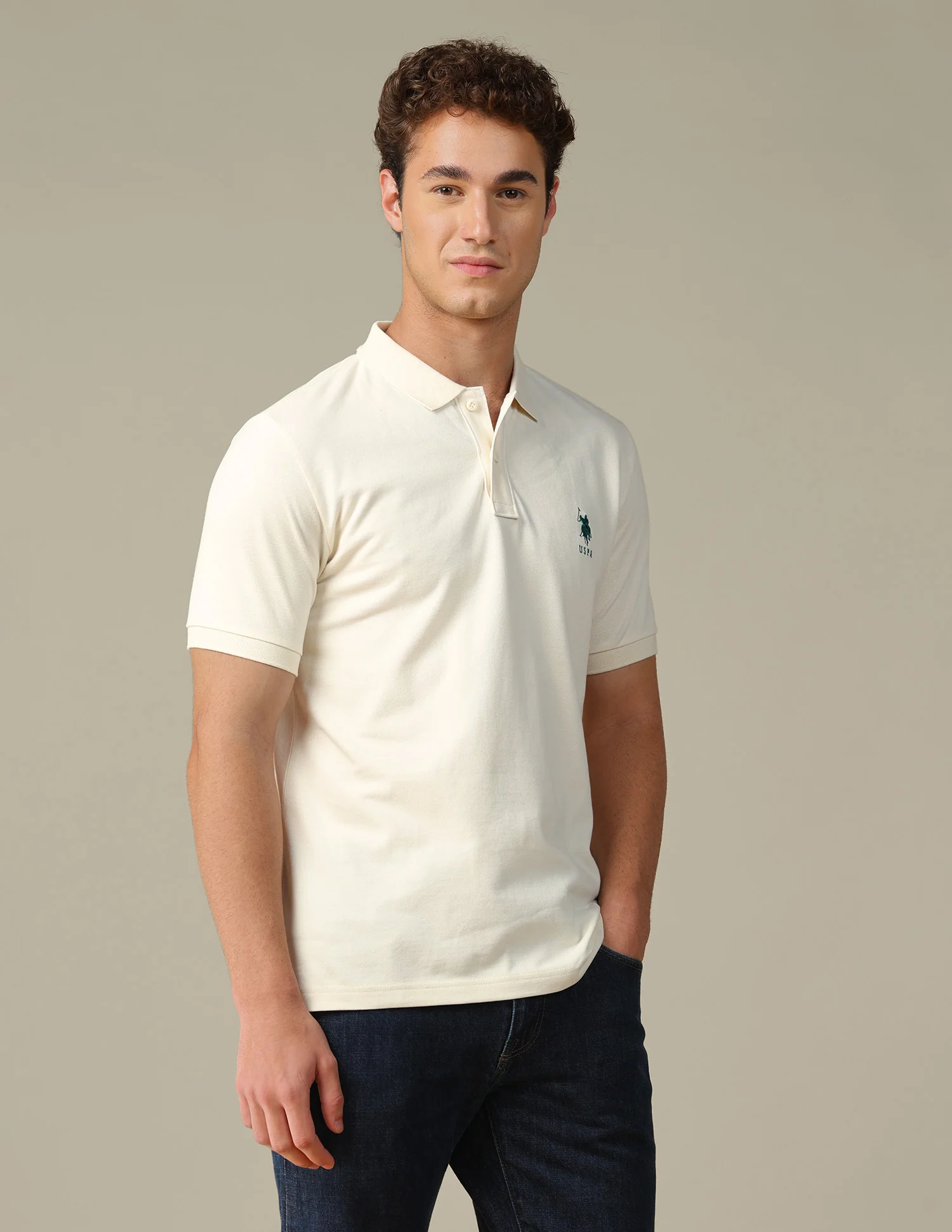 Graphic Brand Printed Regular Fit Polo Shirt - Image 4