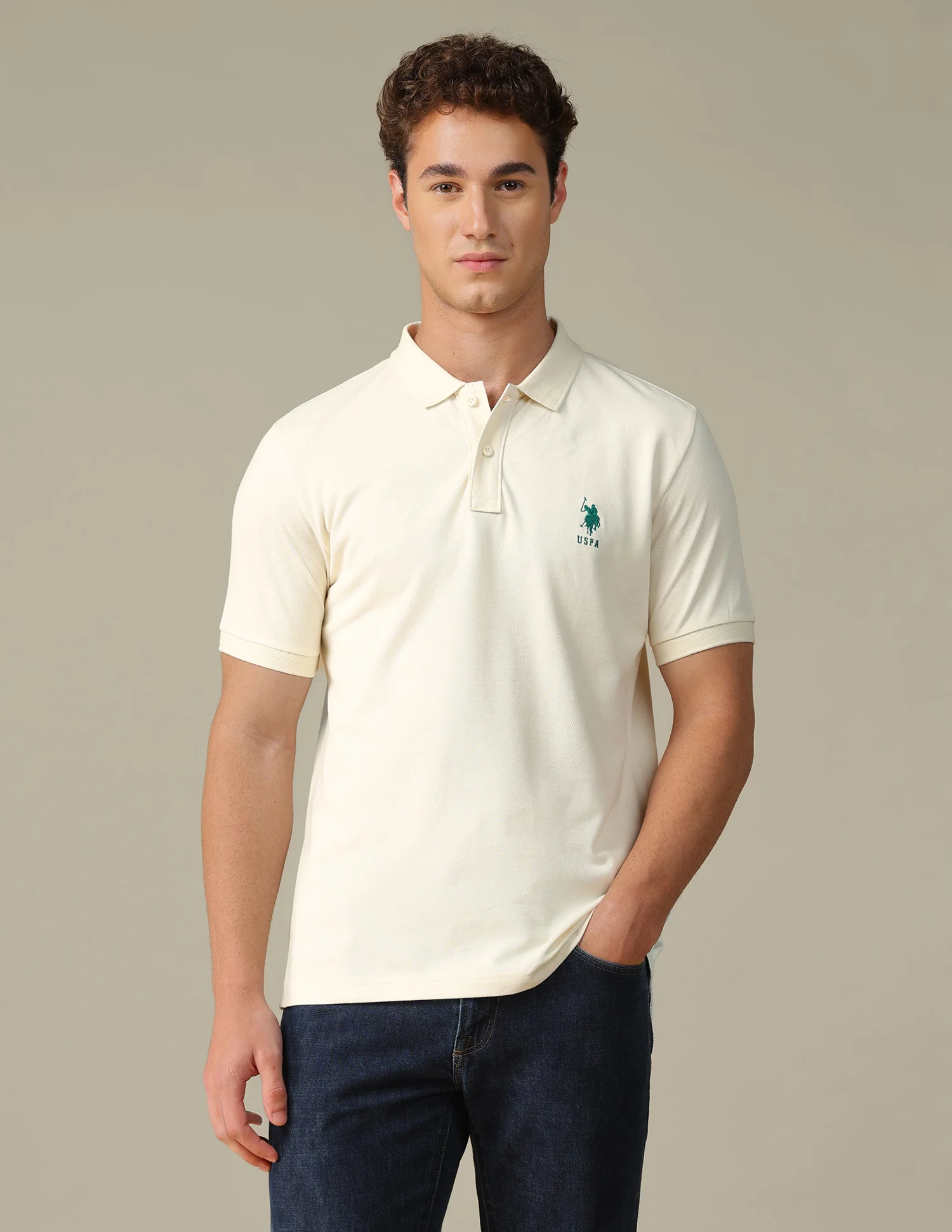 Graphic Brand Printed Regular Fit Polo Shirt - Image 6