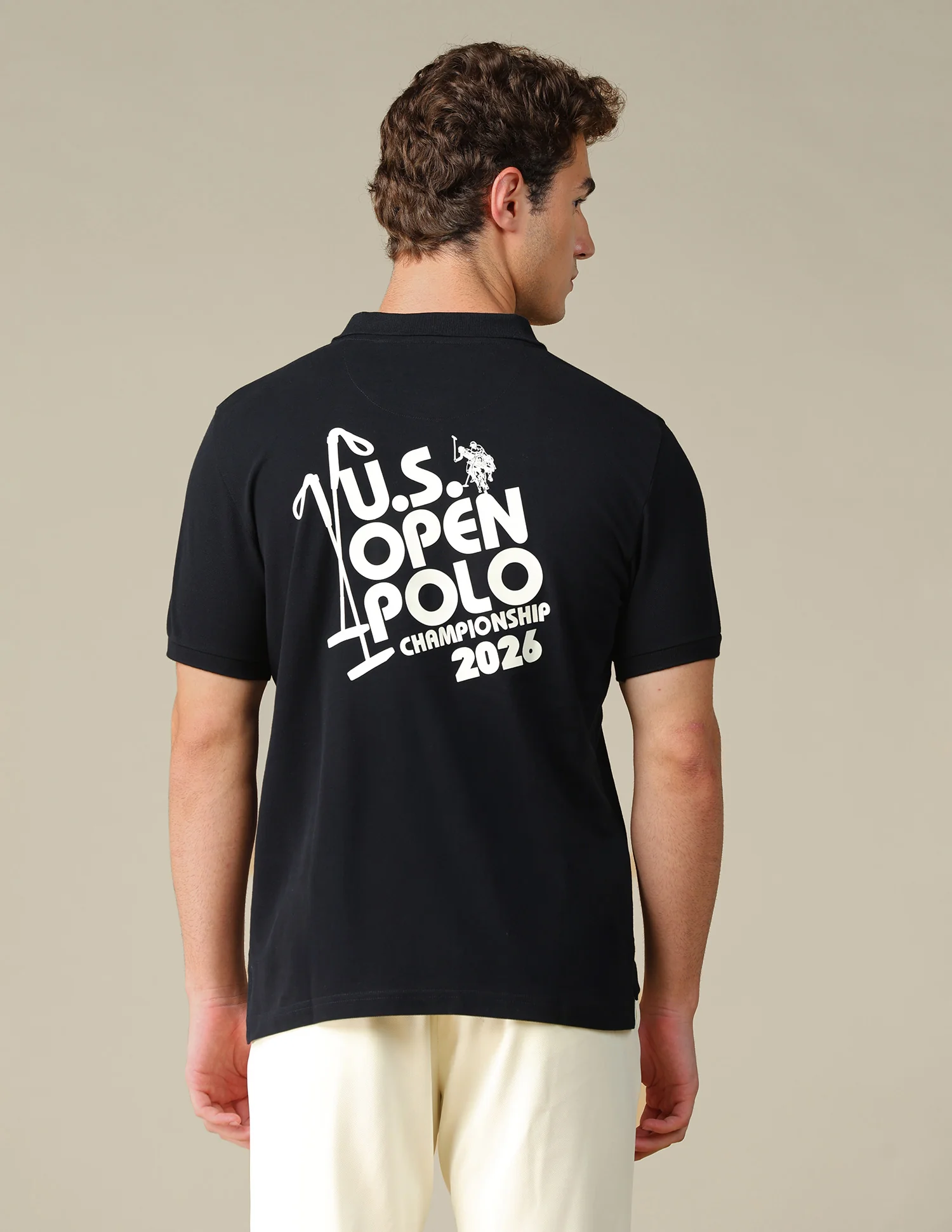 Graphic Brand Printed Regular Fit Polo Shirt - Image 5