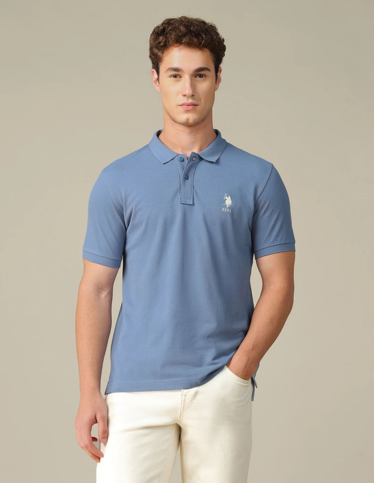 Graphic Brand Printed Regular Fit Polo Shirt - Image 6